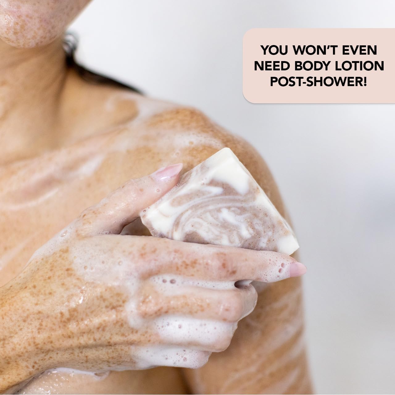 Kitsch Shea Butter Exfoliating Bar Soap For Women | Made In Us | Hydrating & Moisturizing Shea Butter Solid Body Wash Bar | All