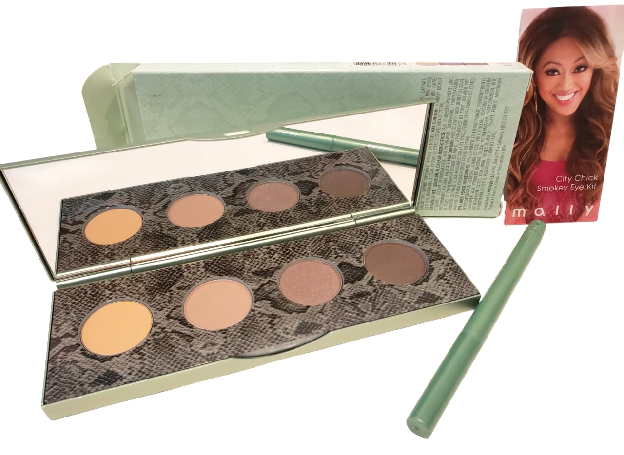 Mally CityChick Smokey Eyeshadow & Gel Eyeliner Kit  Tribeca Taupe