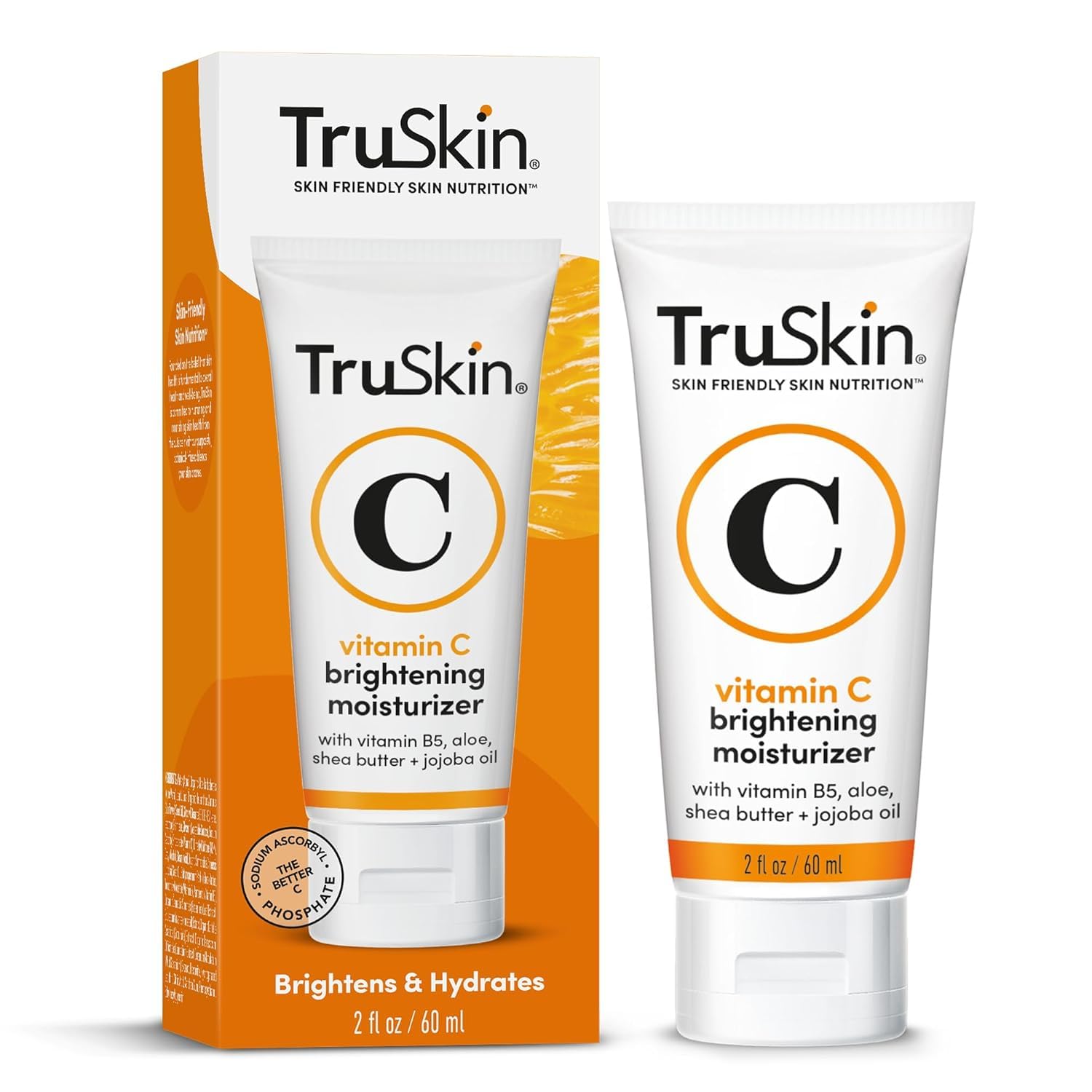 TruSkin Vitamin C Cream for Face - Brightening Moisturizer, Anti Aging, Hydrating, Skin Wrinkle Cream - Vitamin B5, Vitamin E, J
