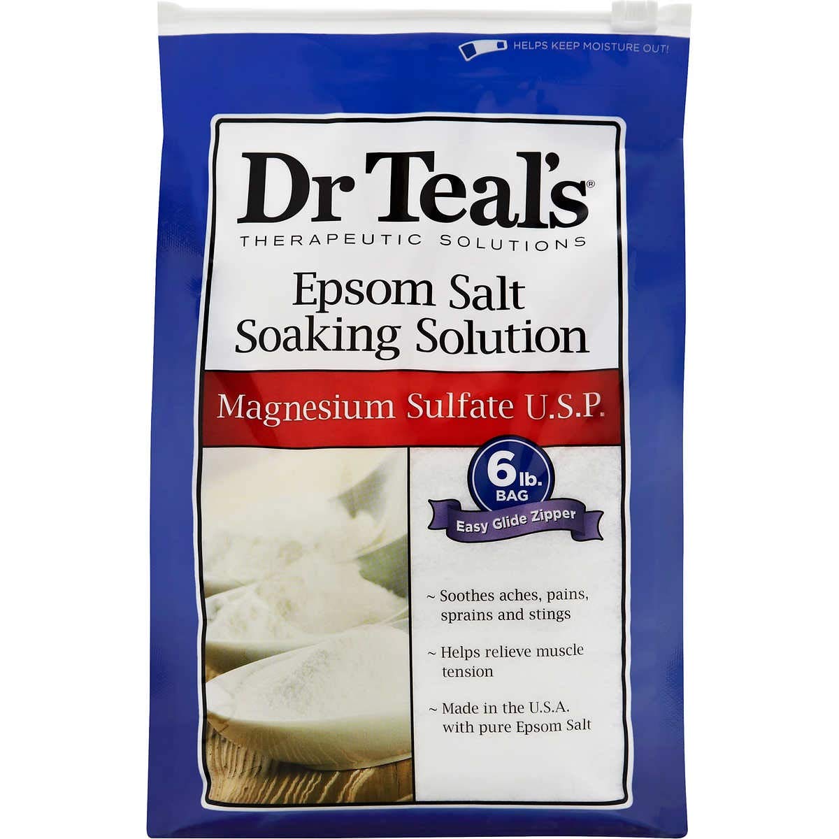 hook and loop Brand Dr. Teal's Epsom Salt, 6 Pounds (2 Count)