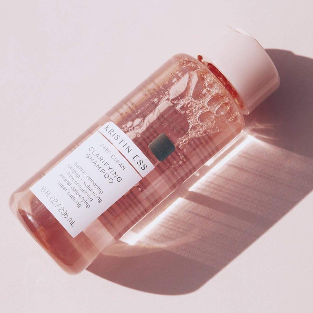 Kristin Ess Deep Clean Clarifying Shampoo For Oily Hair & Build Up | Detox Purifying + Cleansing Oily Hair Treatment - Sulfate F