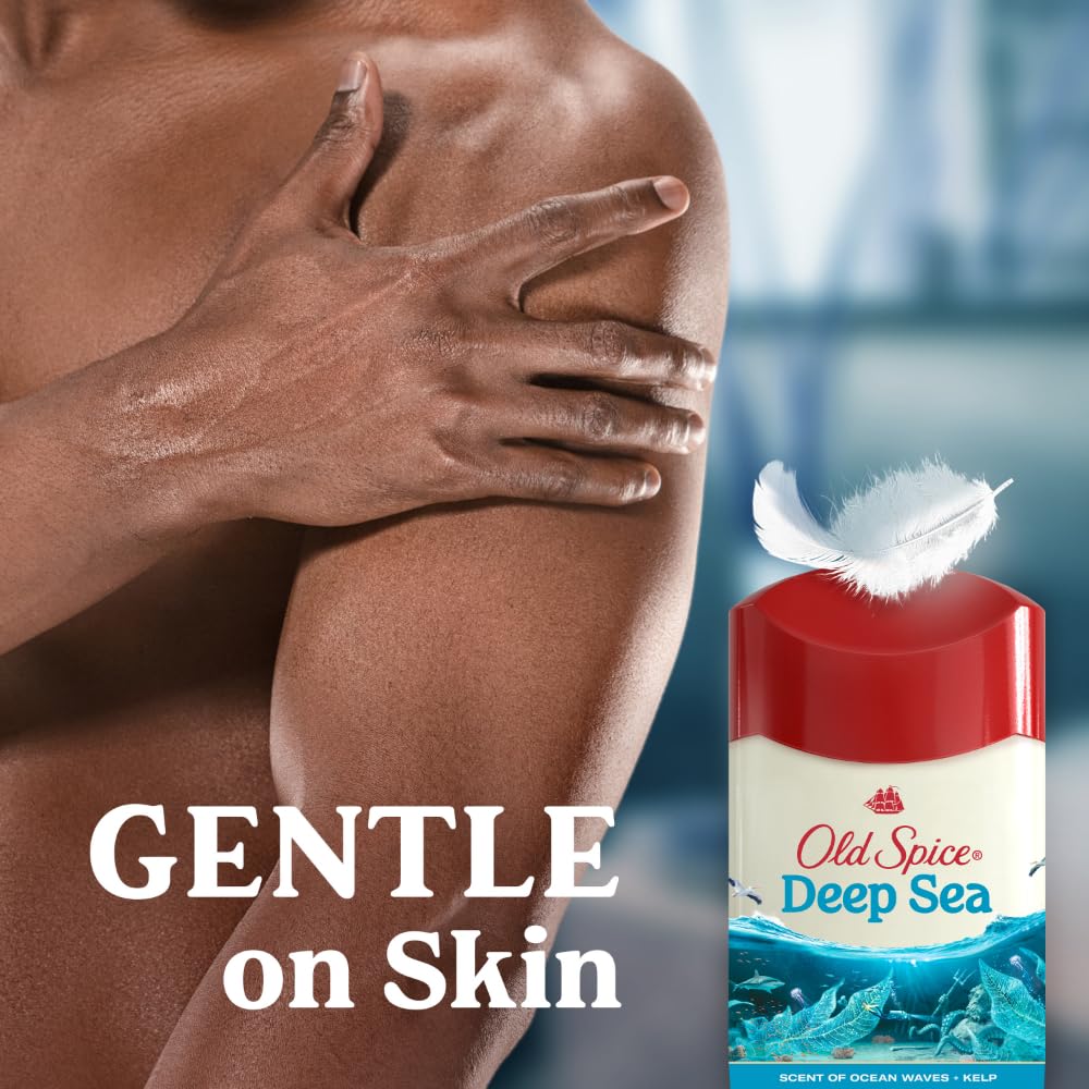 Old Spice Anti-Perspirant 2.6 Ounce Deep Sea Solid (Pack of 3)