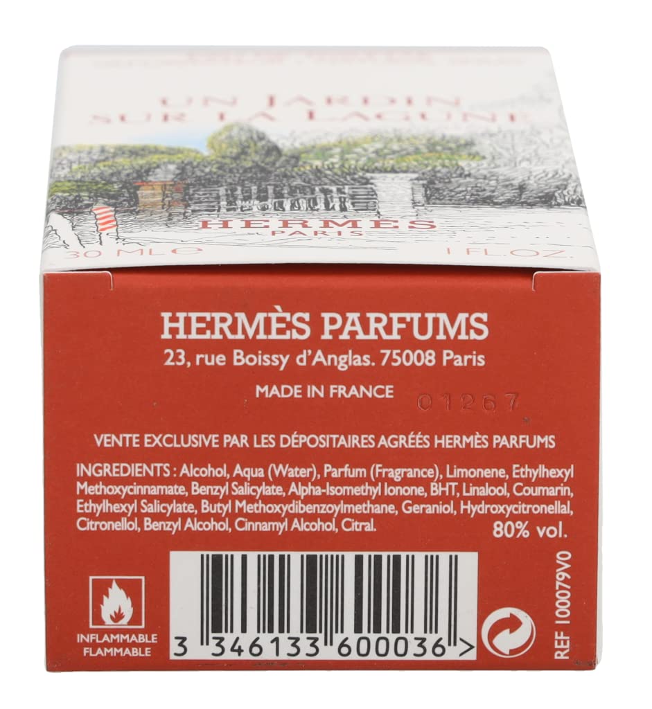 Hermes Un Jardin Sur La Lagune Unisex 1 Oz Edt Spray (200398)
