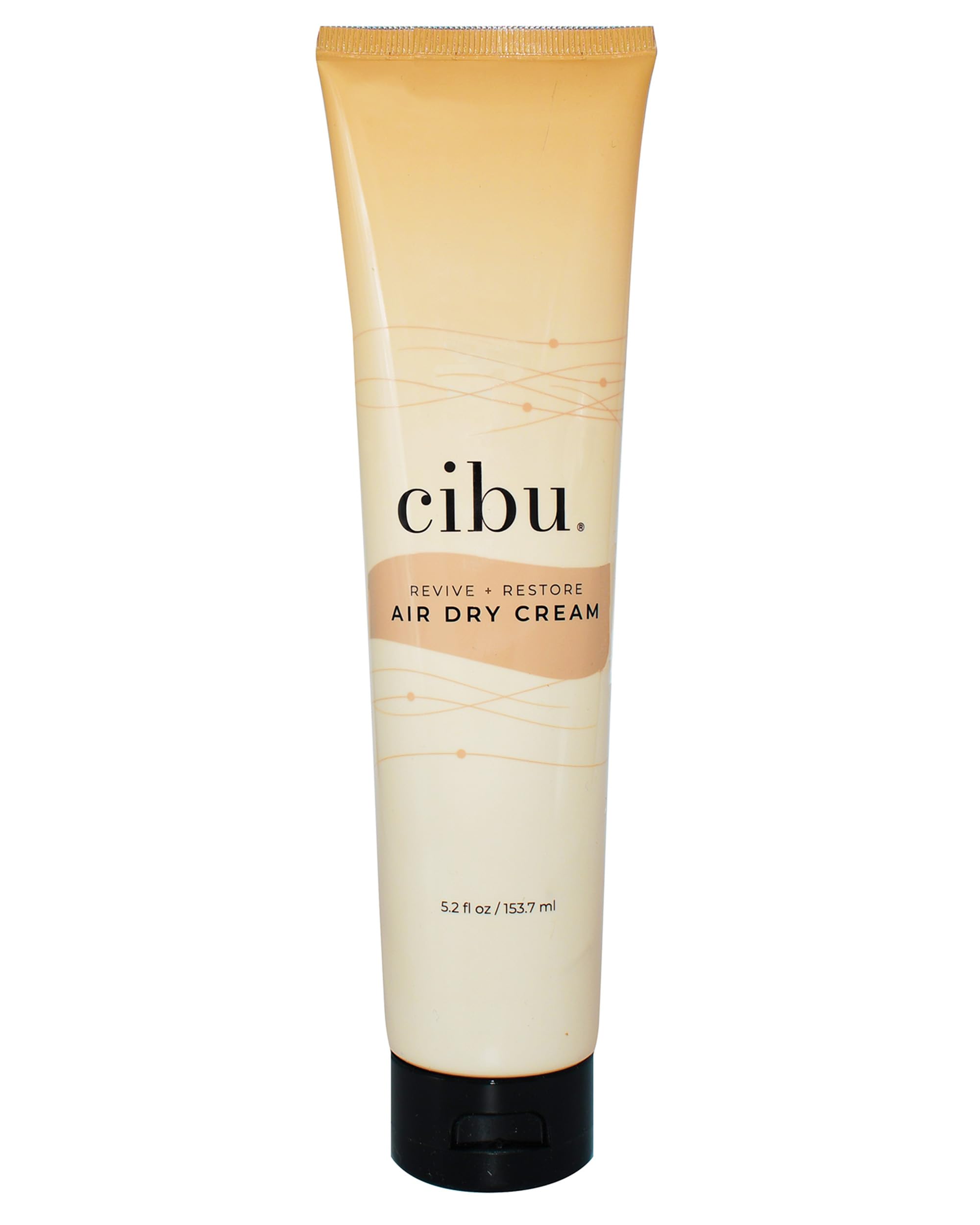 CIBU Revive & Restore Air Dry Cream, 5.2oz, LeaveIn Styling Cream  Helps Control Frizz, Lightweight, Formulated with Argan, Sa