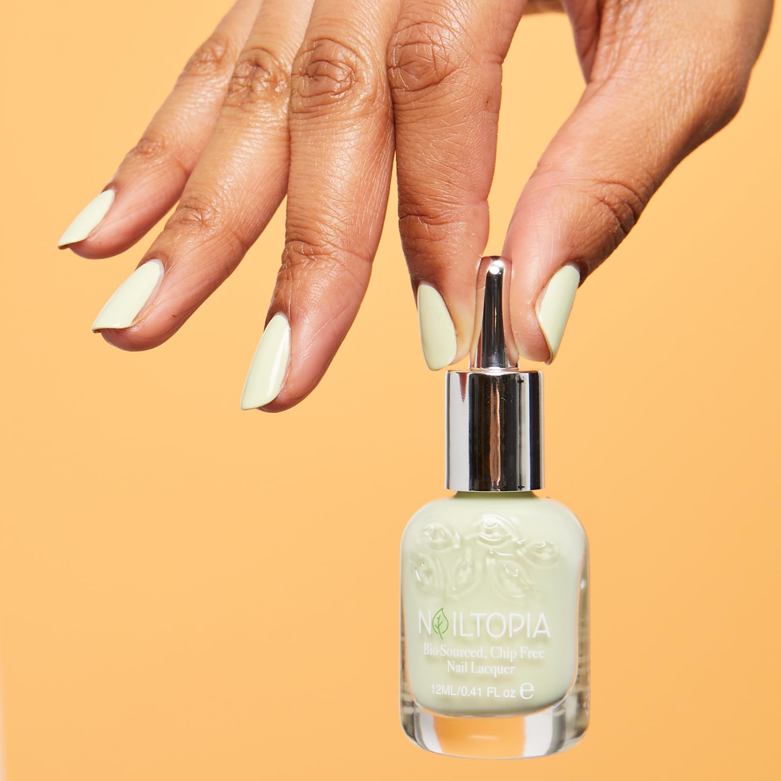 Nailtopia - Plant-Based Chip Free Nail Lacquer - Non Toxic, Bio-Sourced, Long-Lasting, Strengthening Polish - Juice Cleanse (Pas