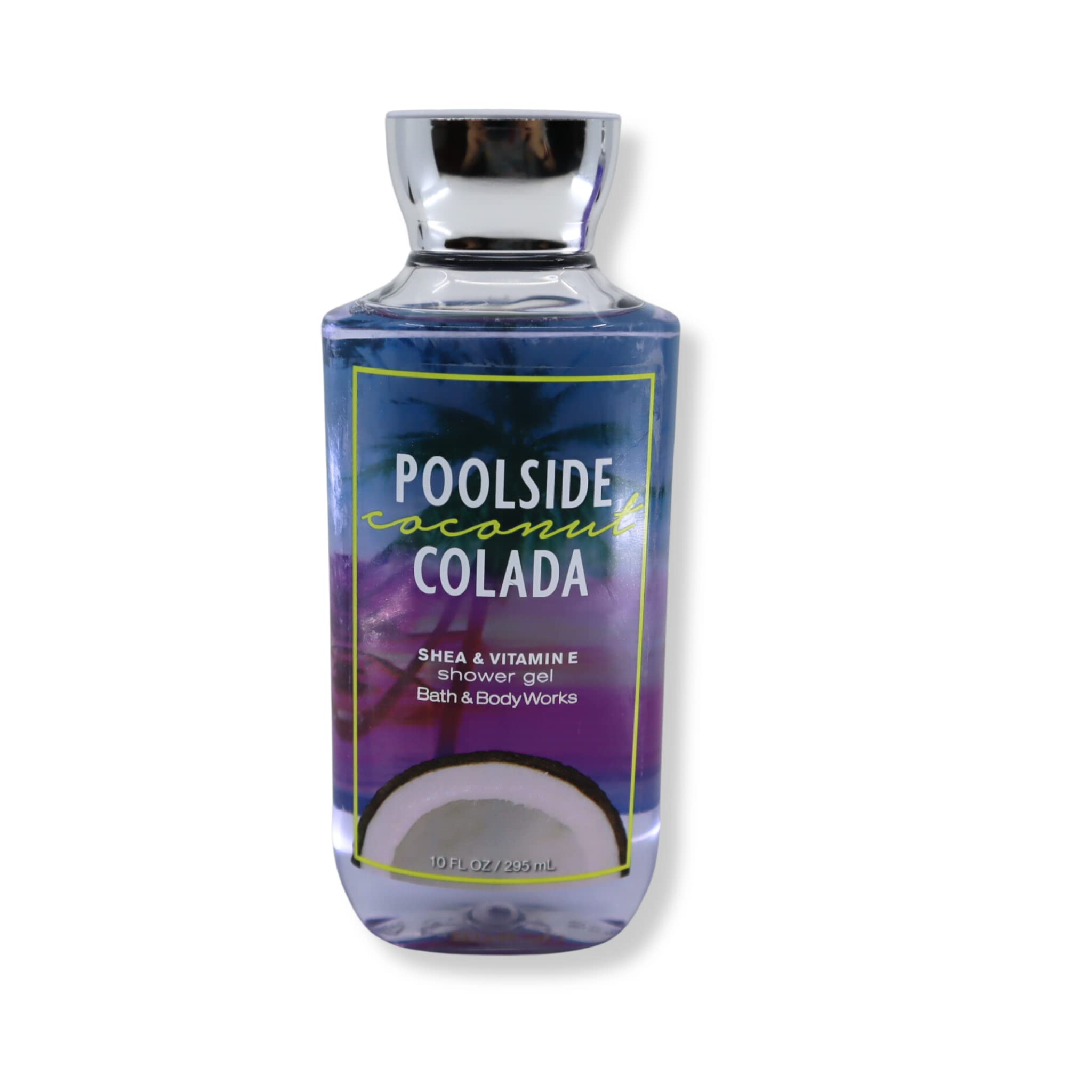 Bath & Body Works Poolside Coconut Colada Shower Gel Gift Sets 10 Oz 2 Pack (Poolside Coconut Colada), 20.0 Fluid_Ounces, 1.25 P