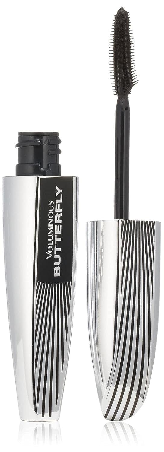 LOreal Paris Voluminous Butterfly Mascara, Washable, Blackest Black, 0.22 Fl. Oz., 1 Count