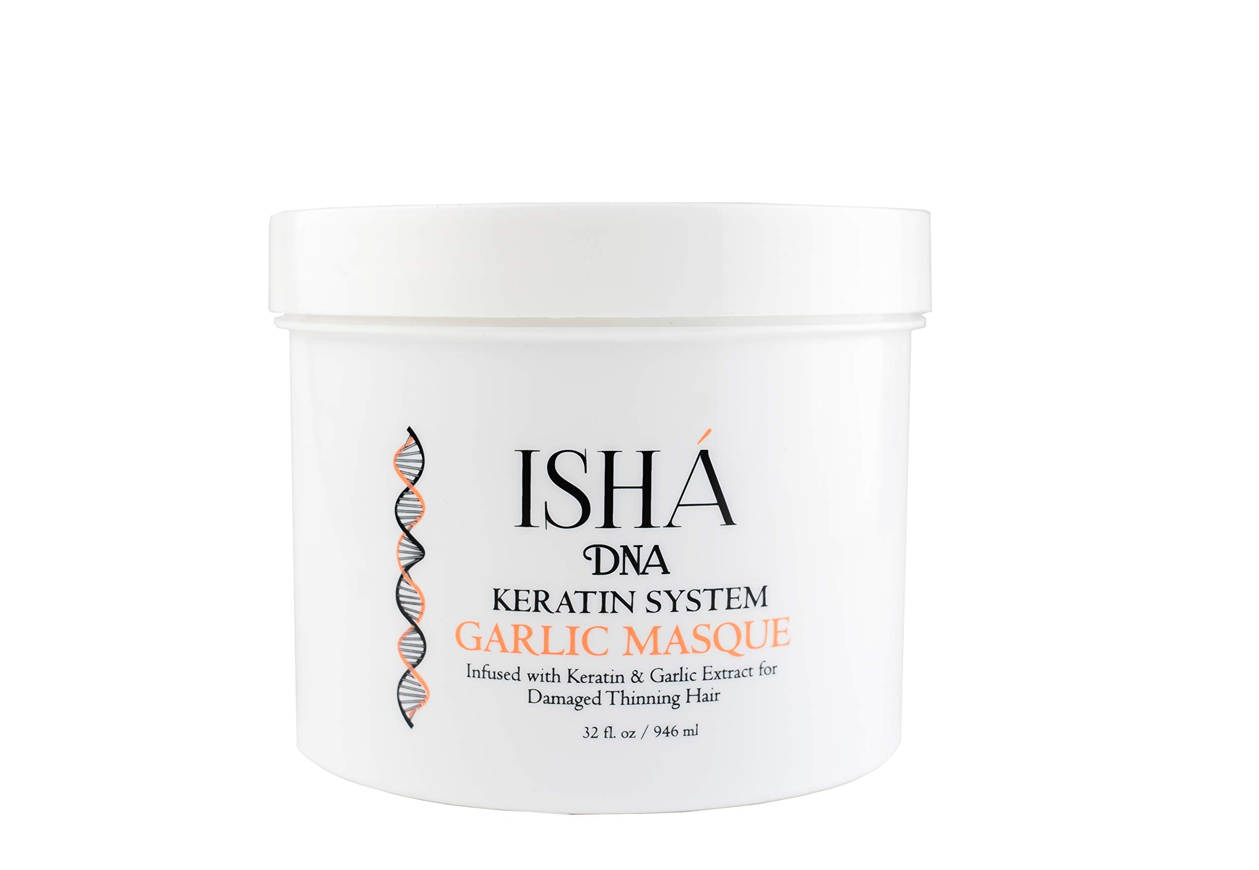 ISHA DNA Conditioner  Infused with Keratin and Garlic Extract For Damaged Thinning Hair  Stops Hair Loss and Promotes Growth 