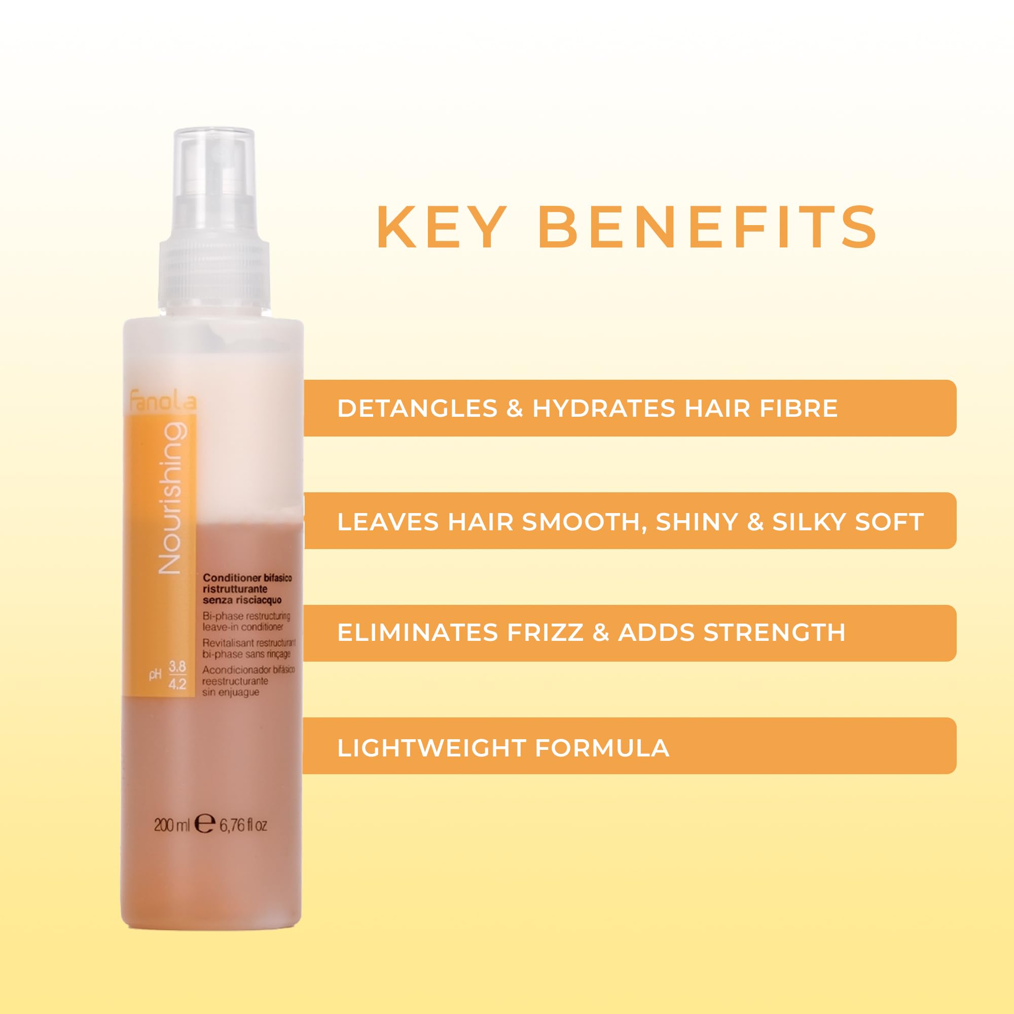 Fanola - Nourishing Bi-Phase Leave-in Conditioner (200ml)