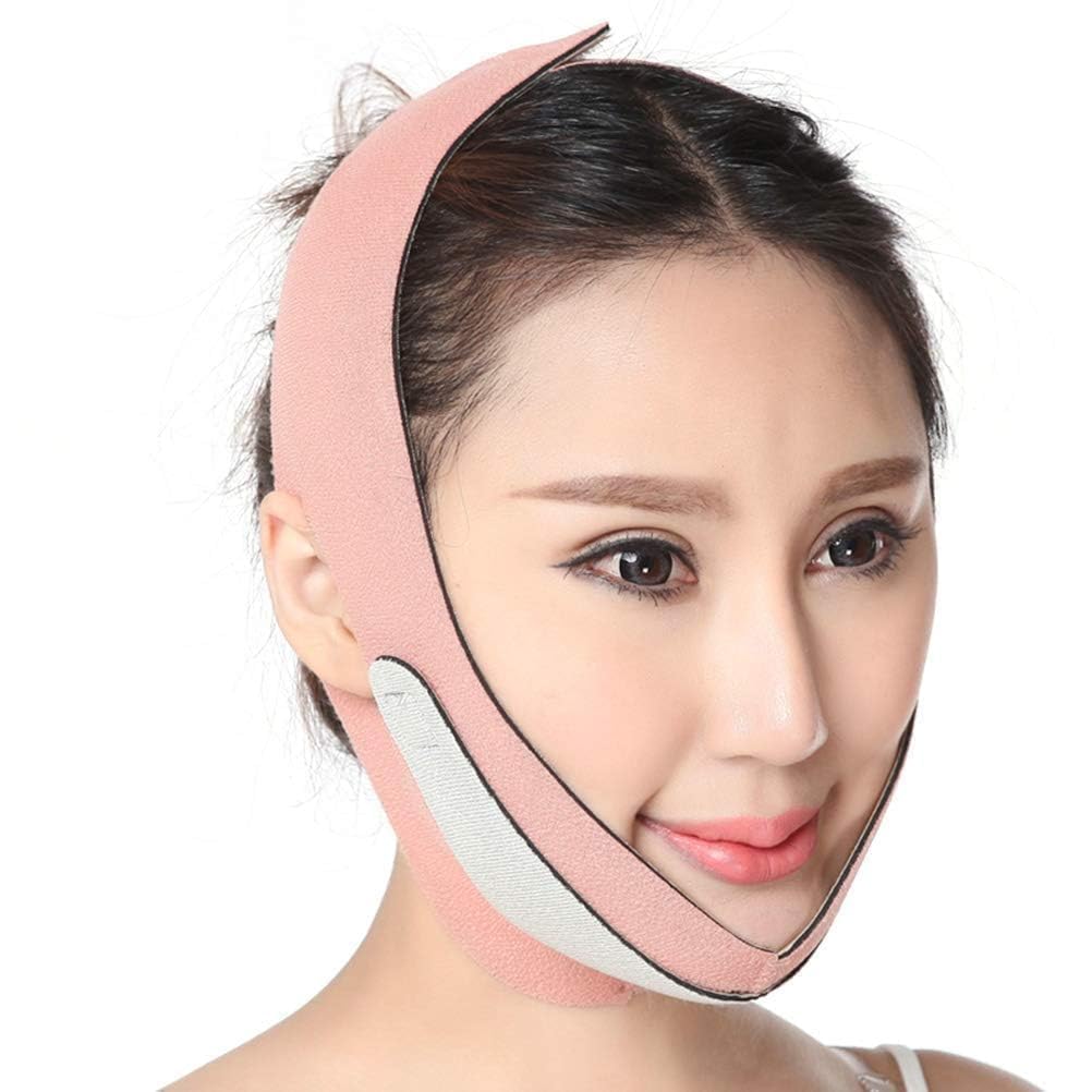 Flysales Face Slimming VShape Mask  Double Chin Reducer, Facial Lift & Slimming Bandage For Men & Women Tightening Skin| Reusa