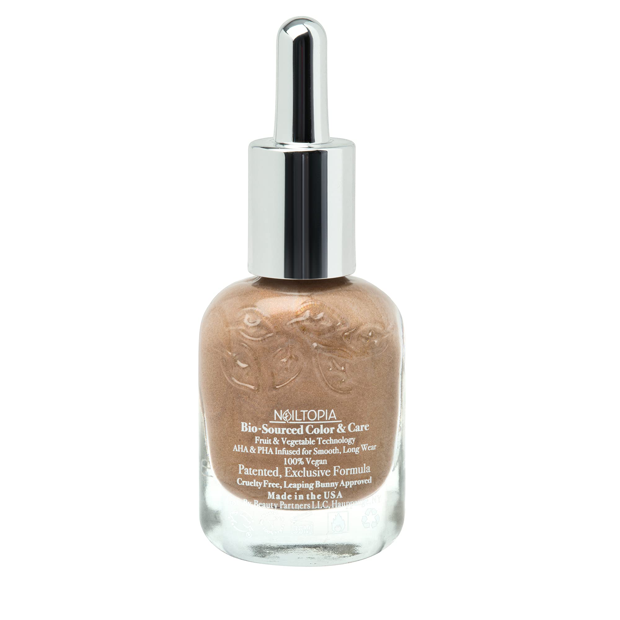 Nailtopia - Plant-Based Chip Free Nail Lacquer - Non Toxic, Bio-Sourced, Long-Lasting, Strengthening Polish - Tira Miss You (Tan