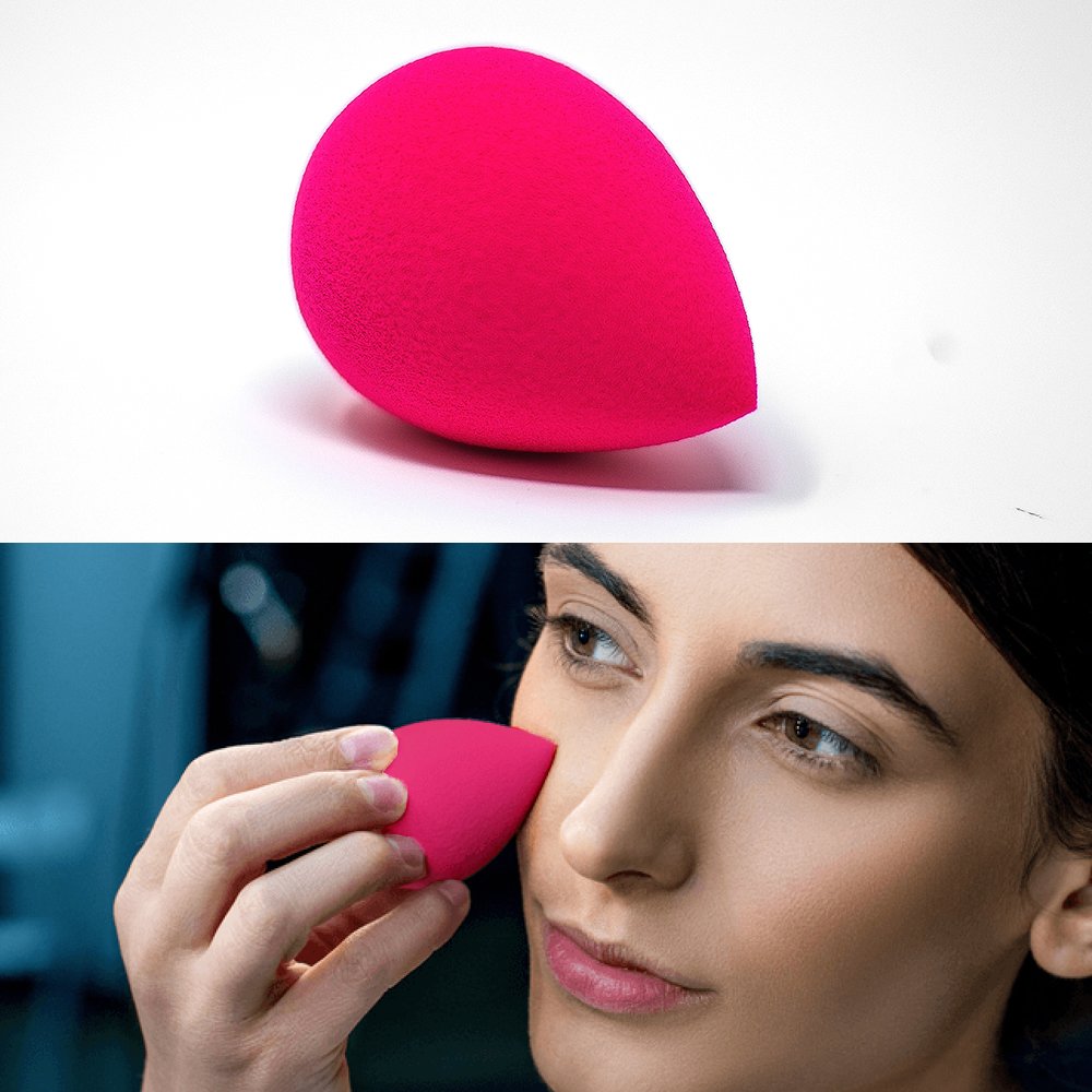 The Beauty Box Professional Beauty Makeup Blending Cosmetics Sponge, Flawless Foundation Blending For Liquids, Creams, Powder, C