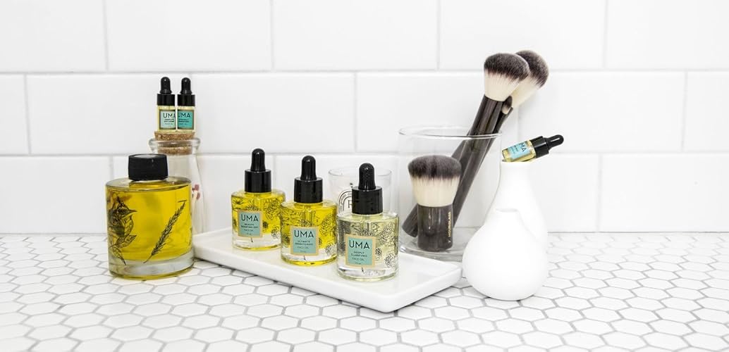 Uma Face Oil Trial Kit Anti-Aging, Moisturizing And Brightening Skin Care To Fight Dark Spots, Irritation And Redness. (5 Bottle