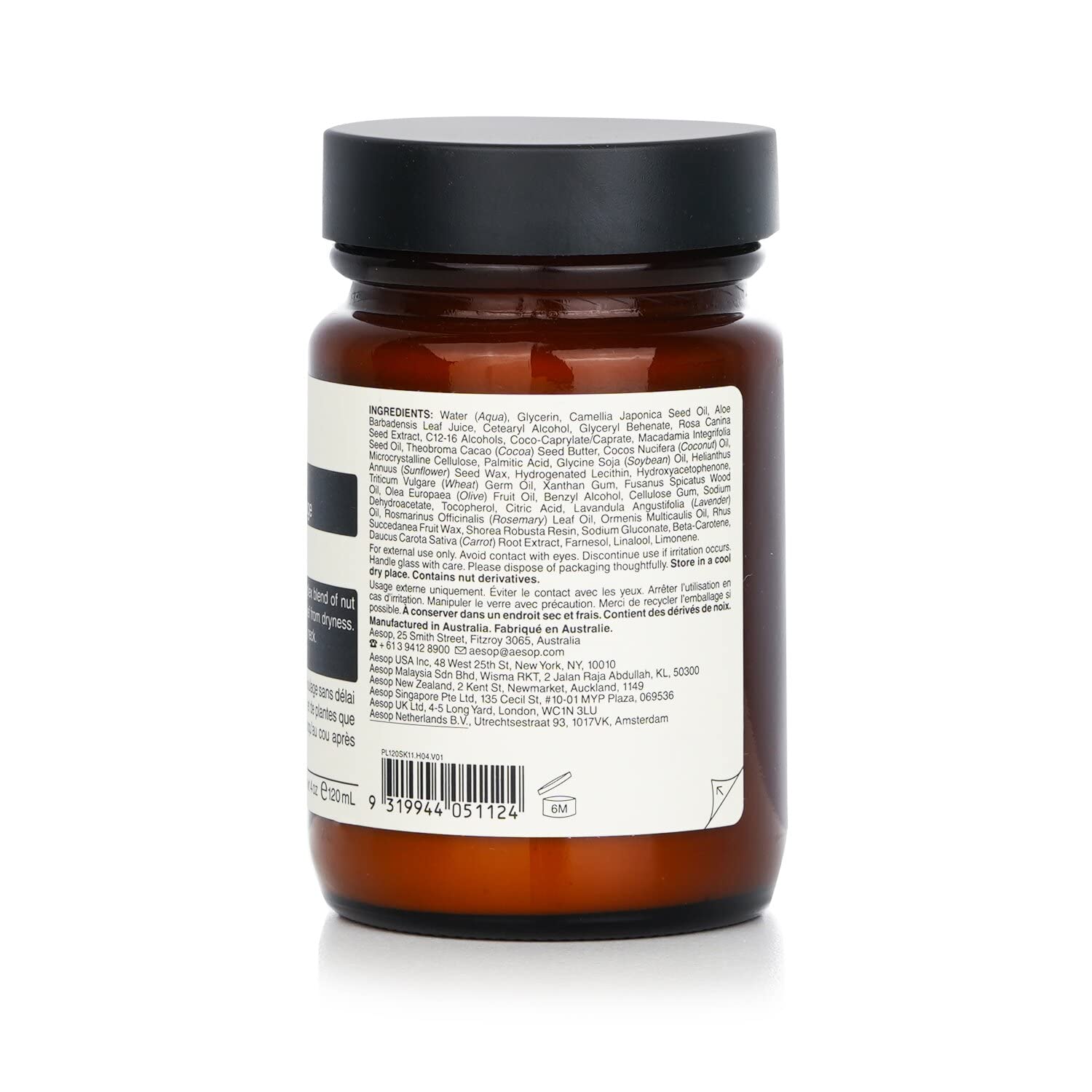 Aesop Camellia Nut Facial Hydrating Cream 120ml/4.1oz