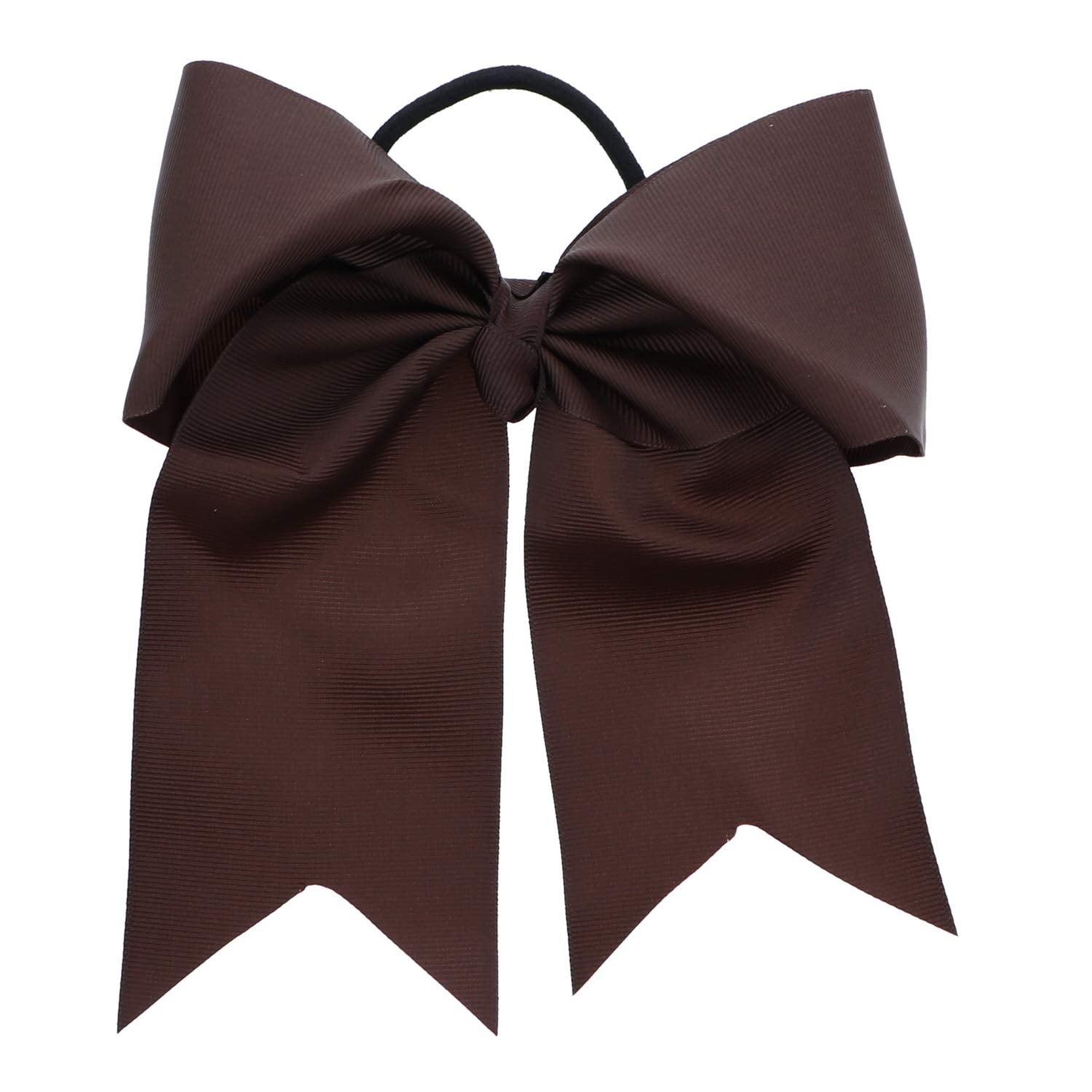 Brown Jumbo Bow Pony with Tails