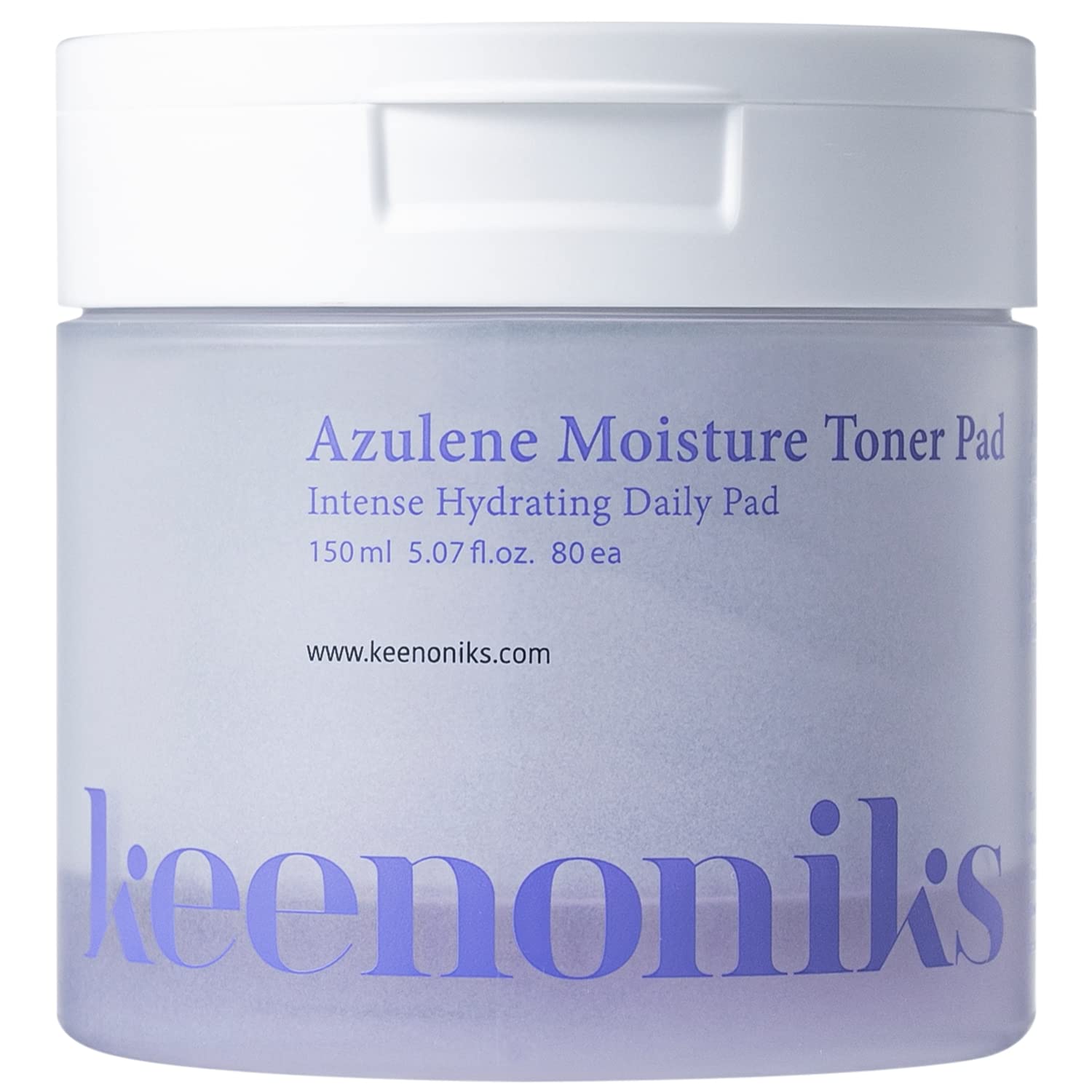 Keenoniks Moisturizing Toner Pads for Face - Azulene Moisturizer Facial Essence & Hydrating Sheet Masks Pads Helps Skin Barrier,