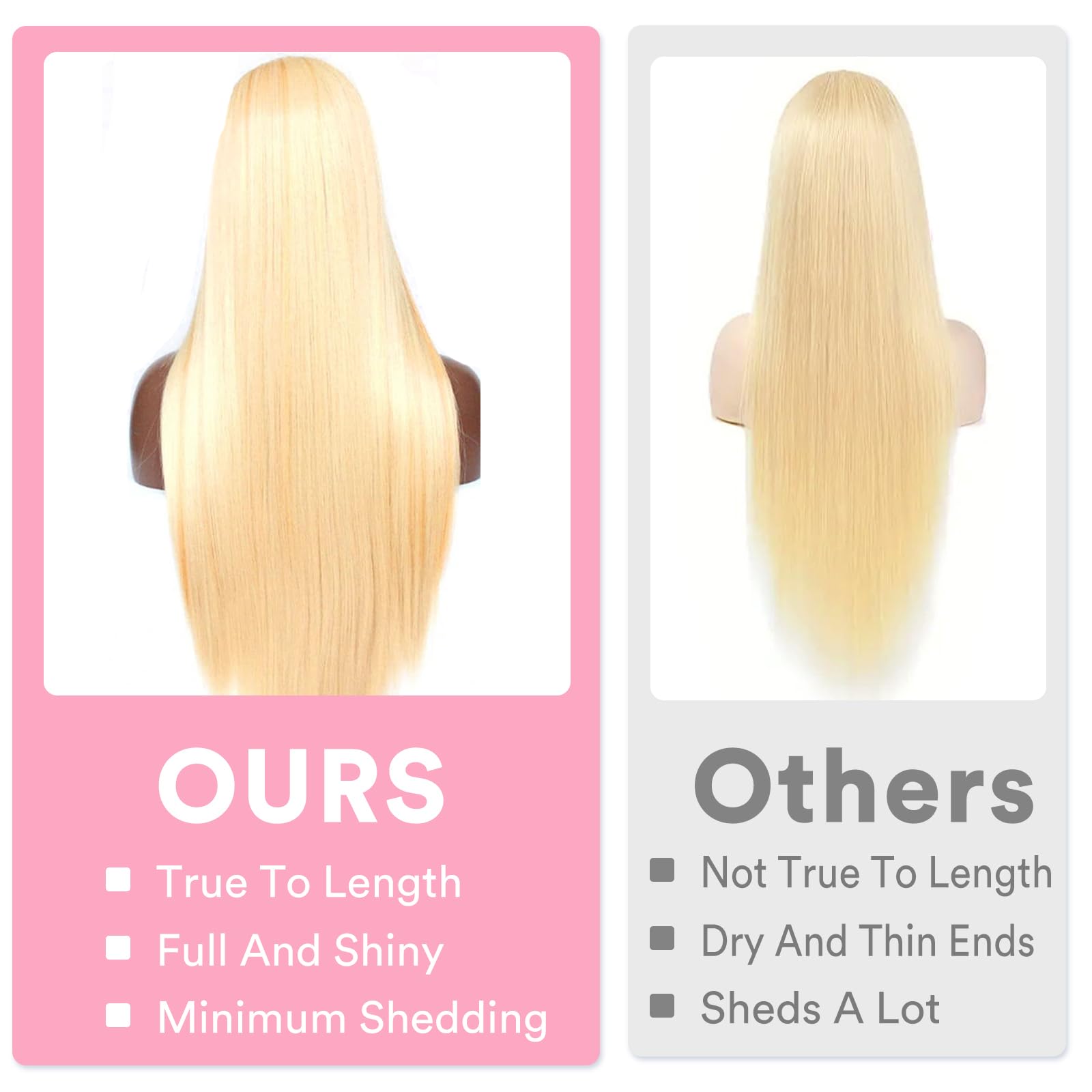 34 Inch 613 13X6 Lace Front Wig Human Hair 200 Density Blonde Wig Pre Plucked Bleached Knots With Baby Hair Straight 613 Lace Fr