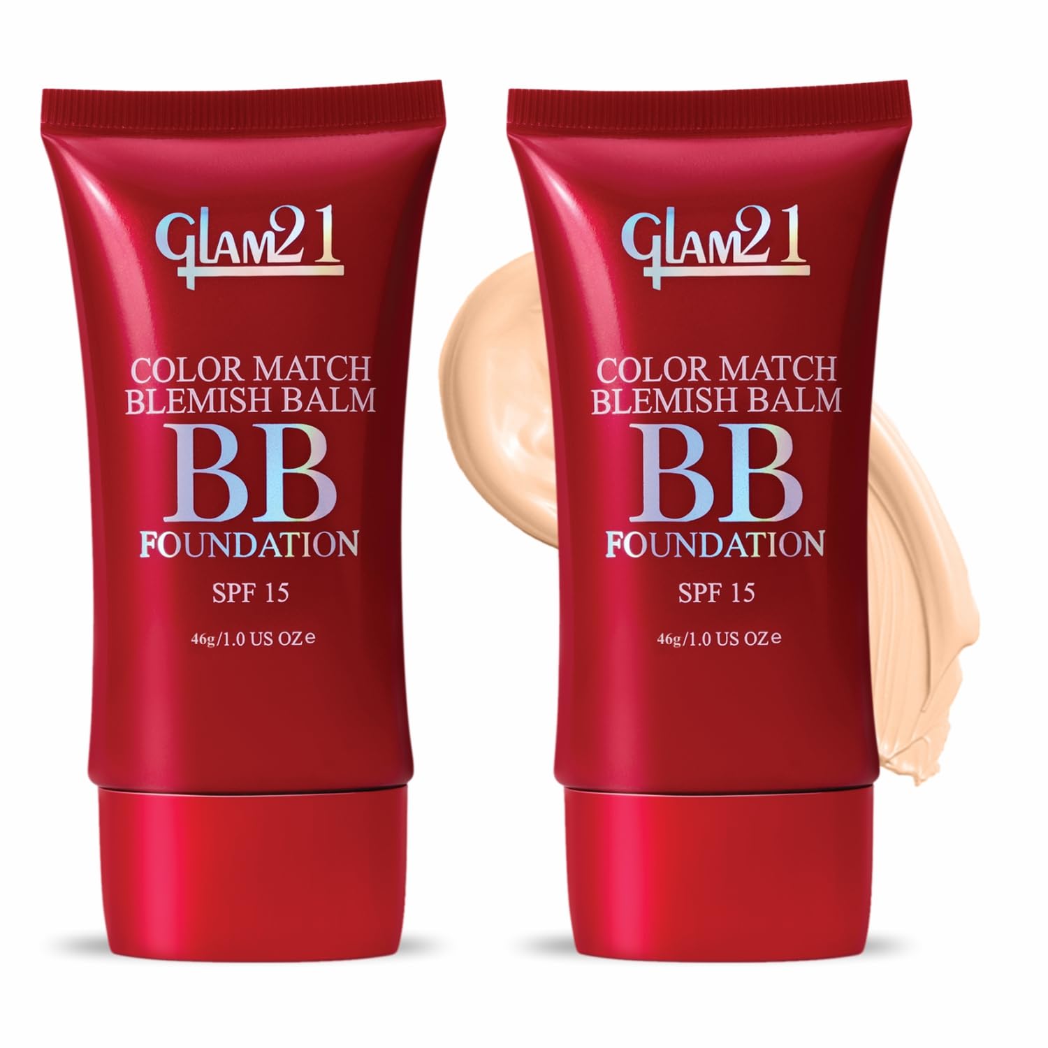 Glam21 Color Match Bb Cream Foundation Spf15 | Lightweight, NonGreasy & Long Lasting | BlemishFree Glow | Daily Use Radiant Fi