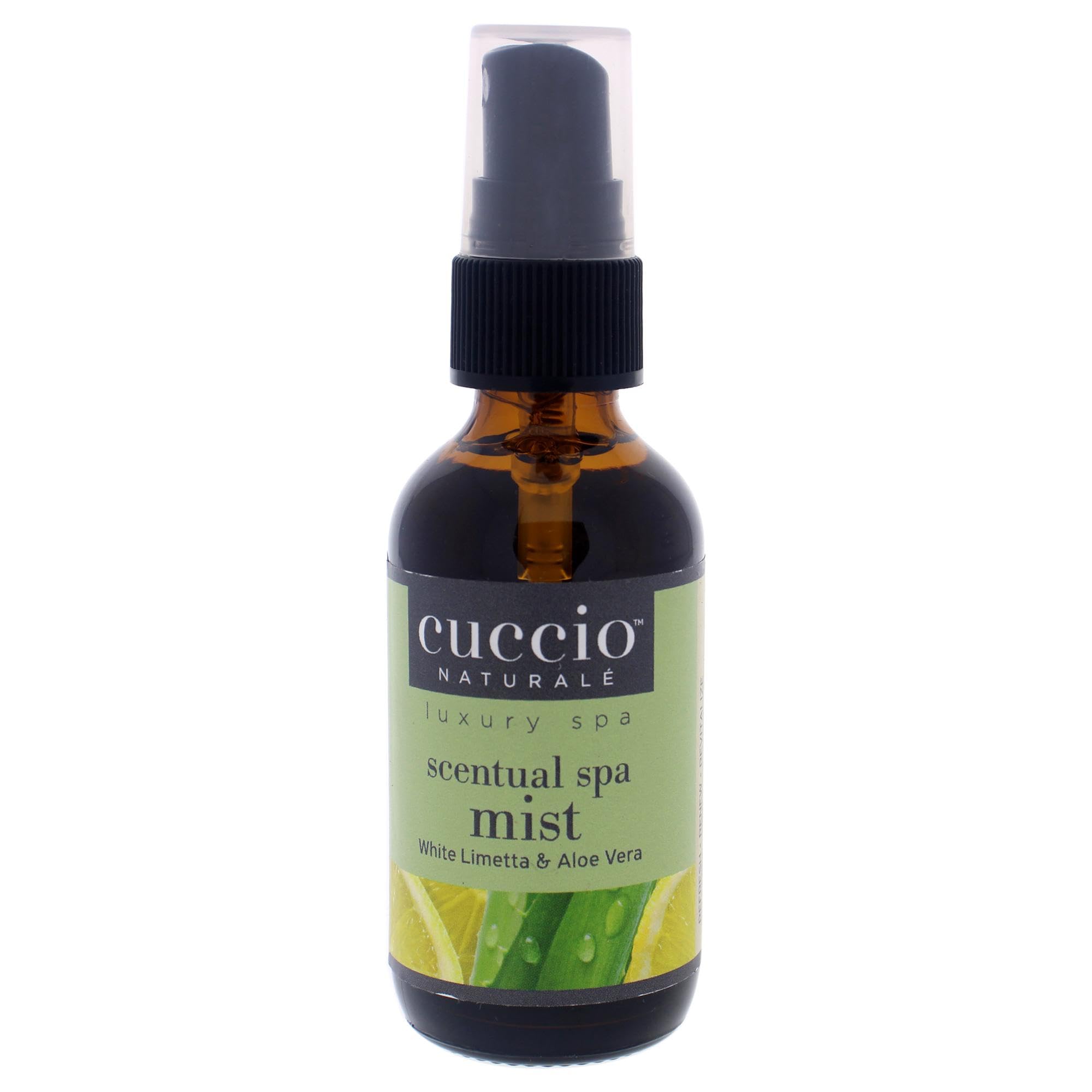 Scentual Spa Mist - White Limetta And Aloe Vera By Cuccio Naturale For Unisex - 2 Oz Mist