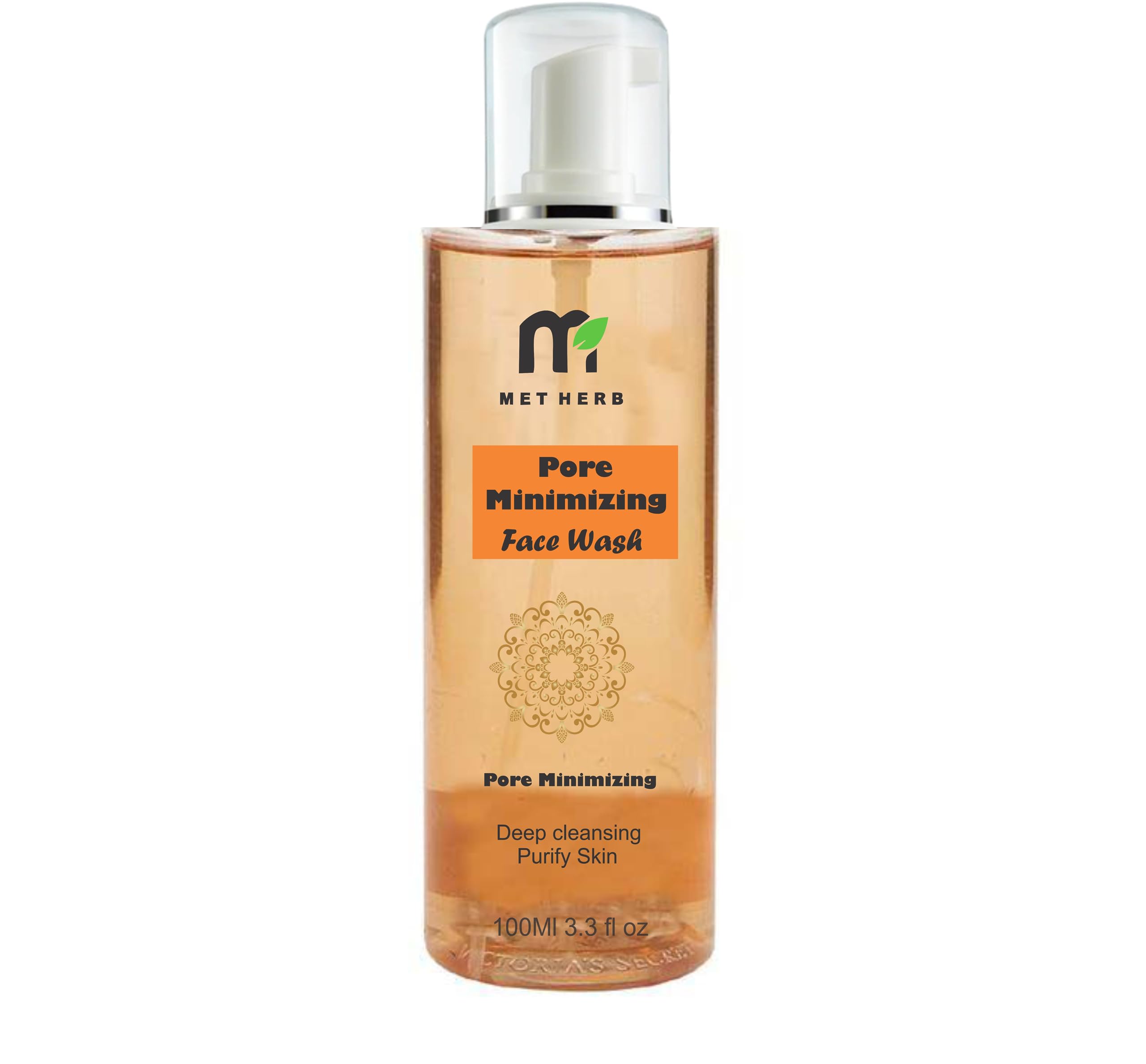 Met Herb Pore Minimizer Cleanser Exfoliating Facial Pore Cleanser Face Scrub Face Wash Facial Cleaning Pimple Face Skin100Ml