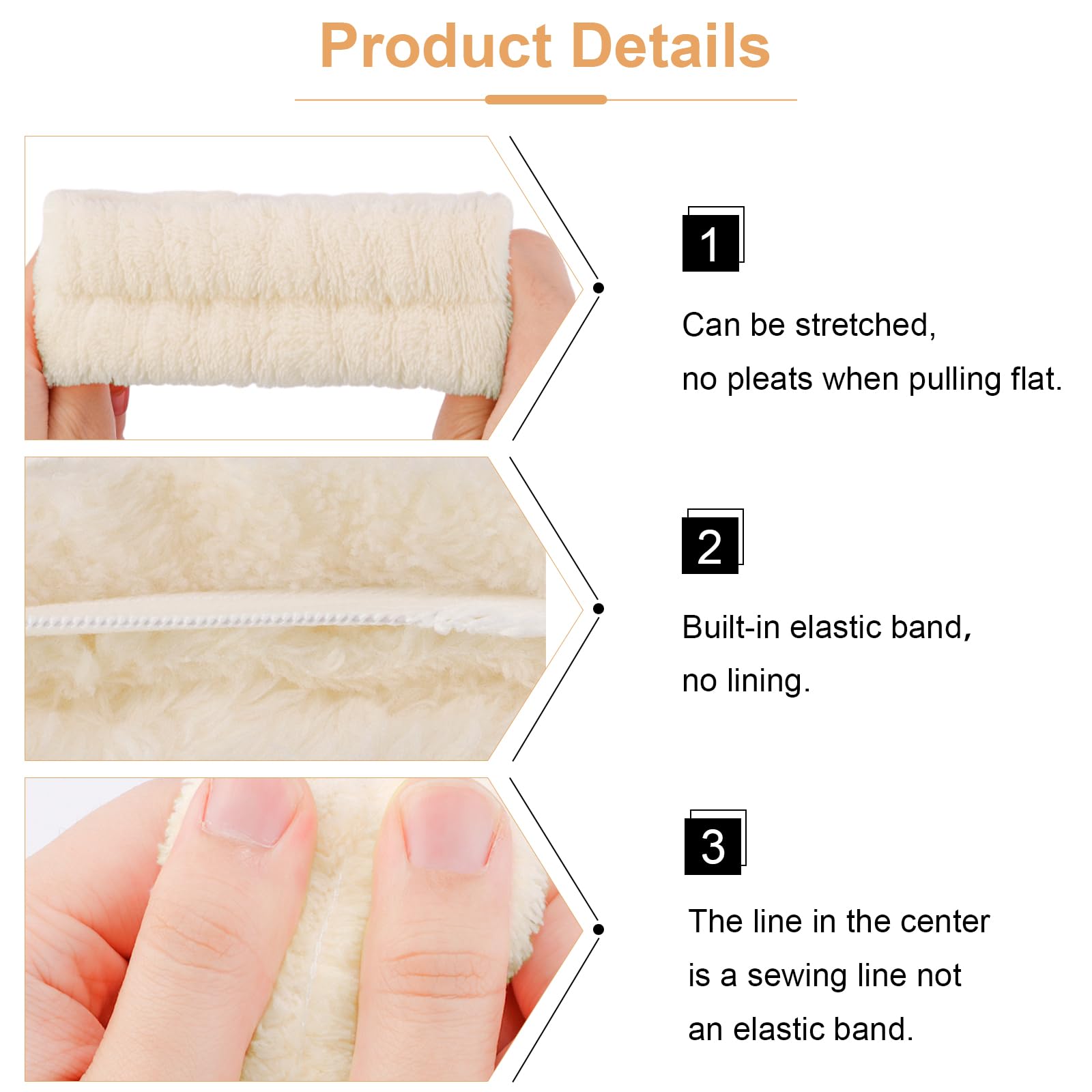VELSCRUN 6 Pack Makeup and Skincare Headbands, Brown Microfiber Hair Accessories for Women