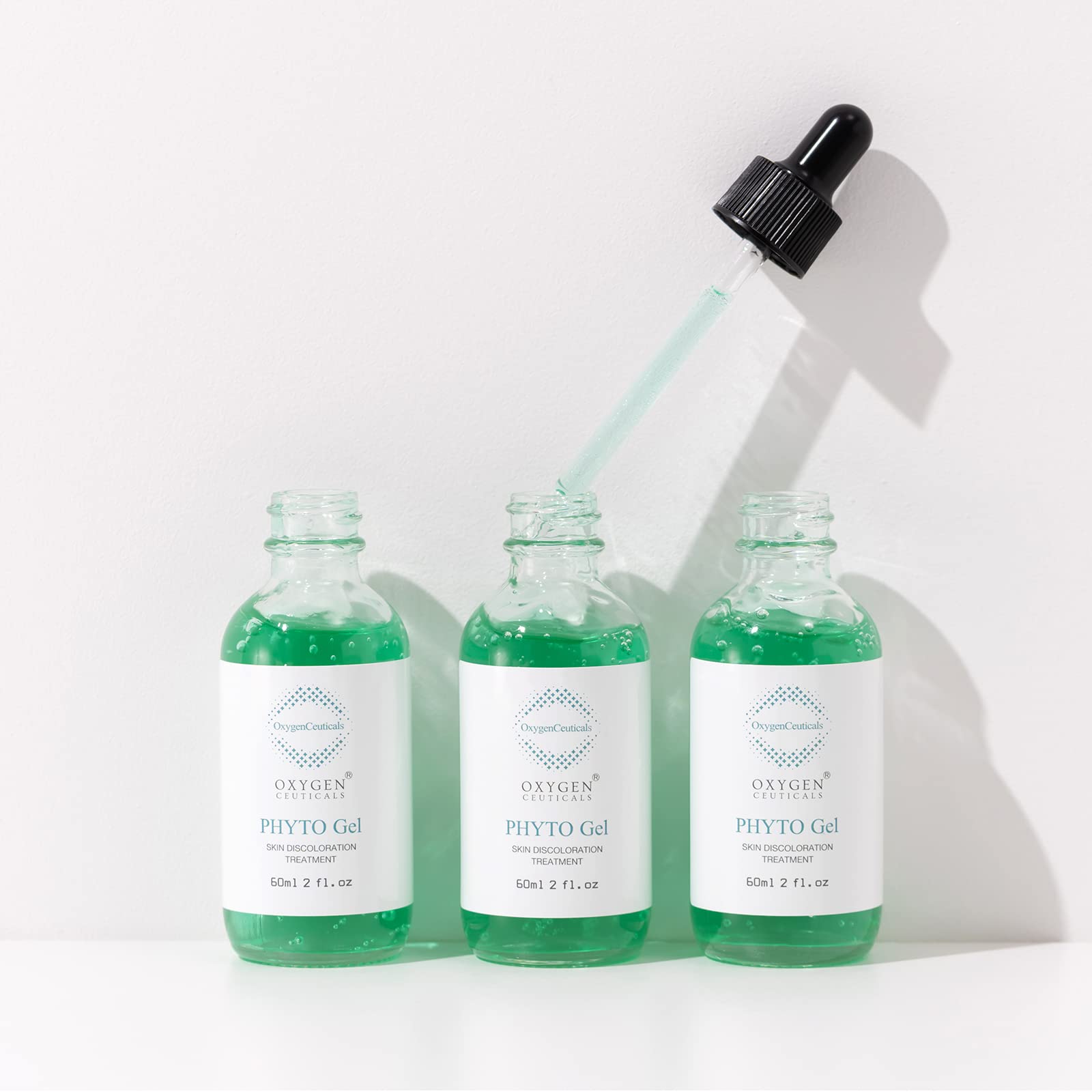 Oxygenceuticals Phyto Gel 60Ml/2Oz | Korean Oil Free Facial Serum | Skin Brightening And Discoloration Treatment For Hyperpigmen