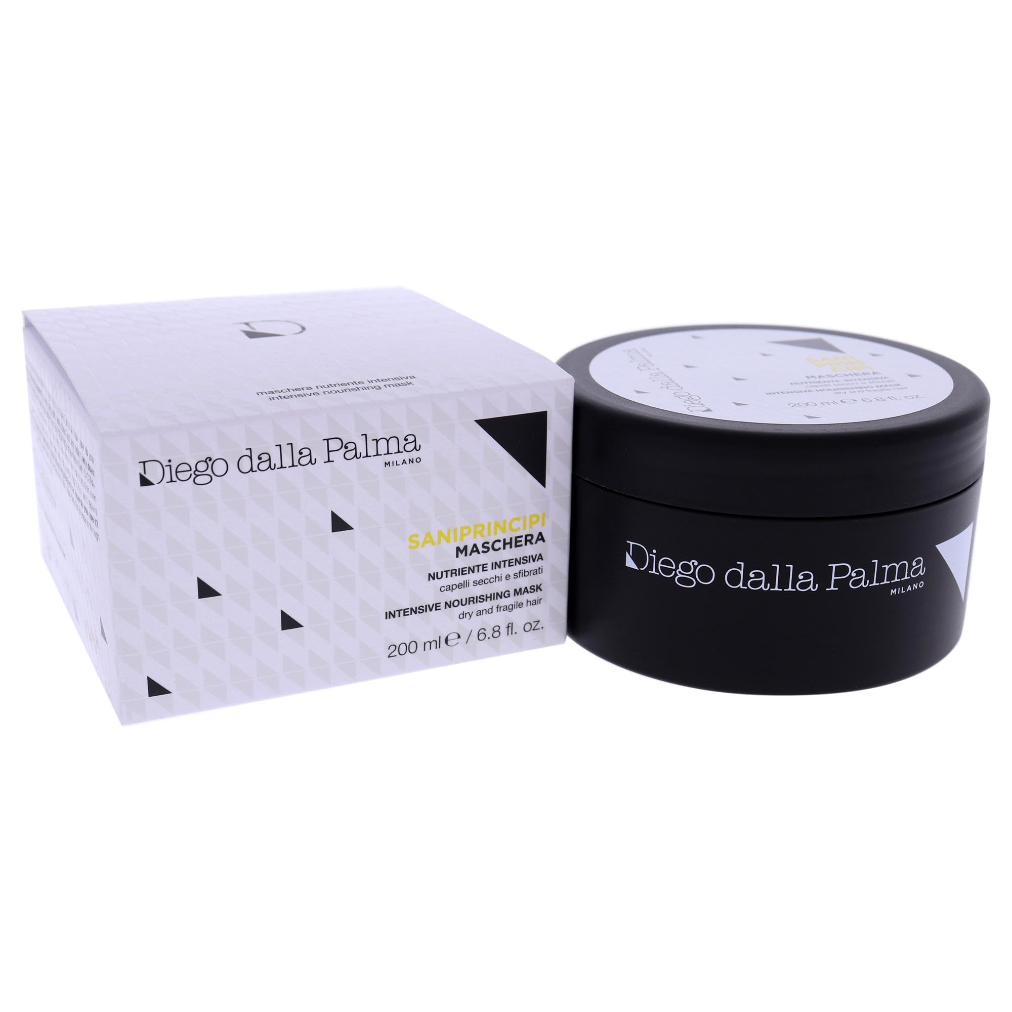 Diego dalla Palma Saniprincipi Intensive Nourishing Hair Mask - Restores Damaged Hair And Split Ends - Deeply Penetrates To Prov