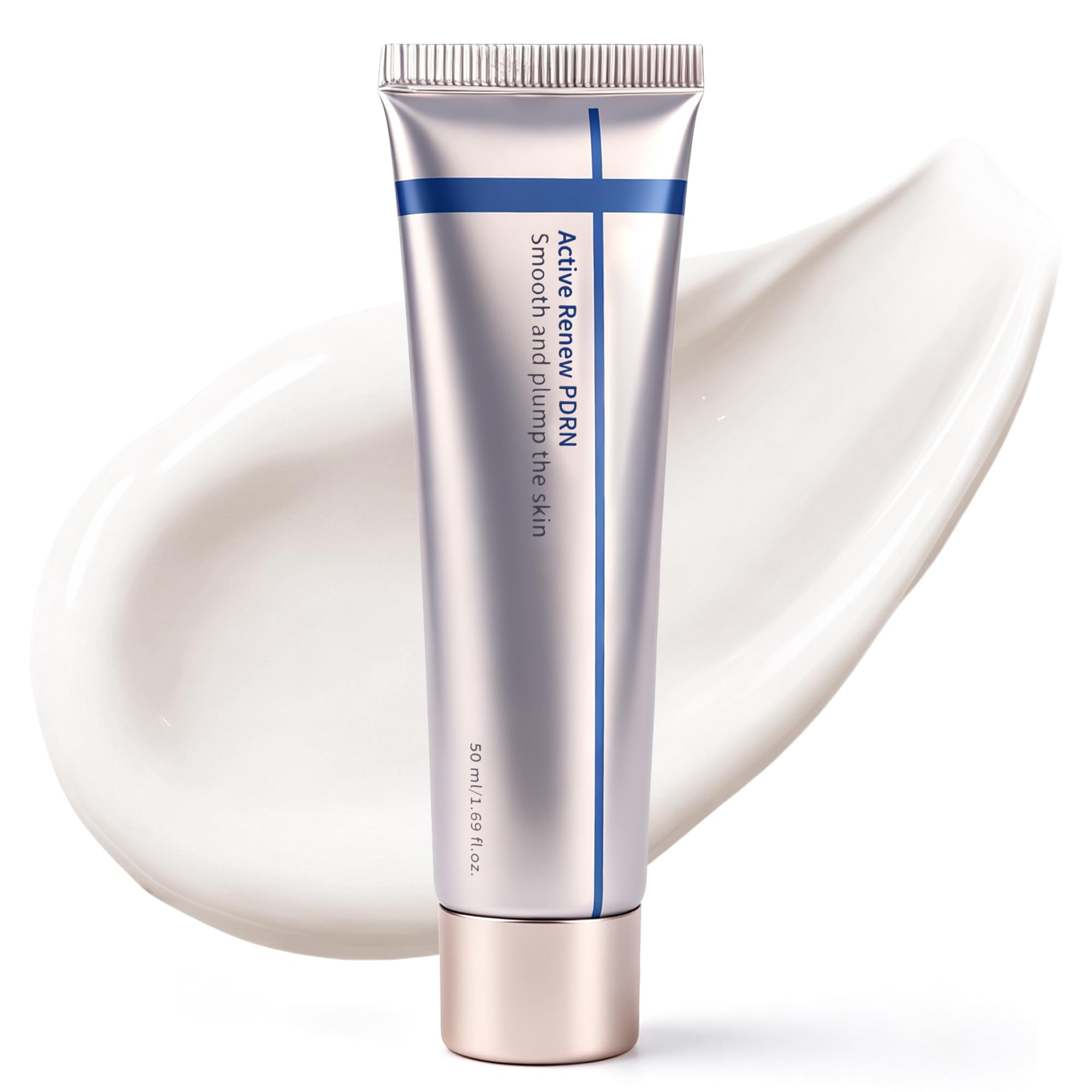 PDRN Cream, Centella Ceramide Hyaluronic Barrier Repair Cream, PDRN Volume Fill It Hydrating Moisturizer for Dry Sensitive Skin 