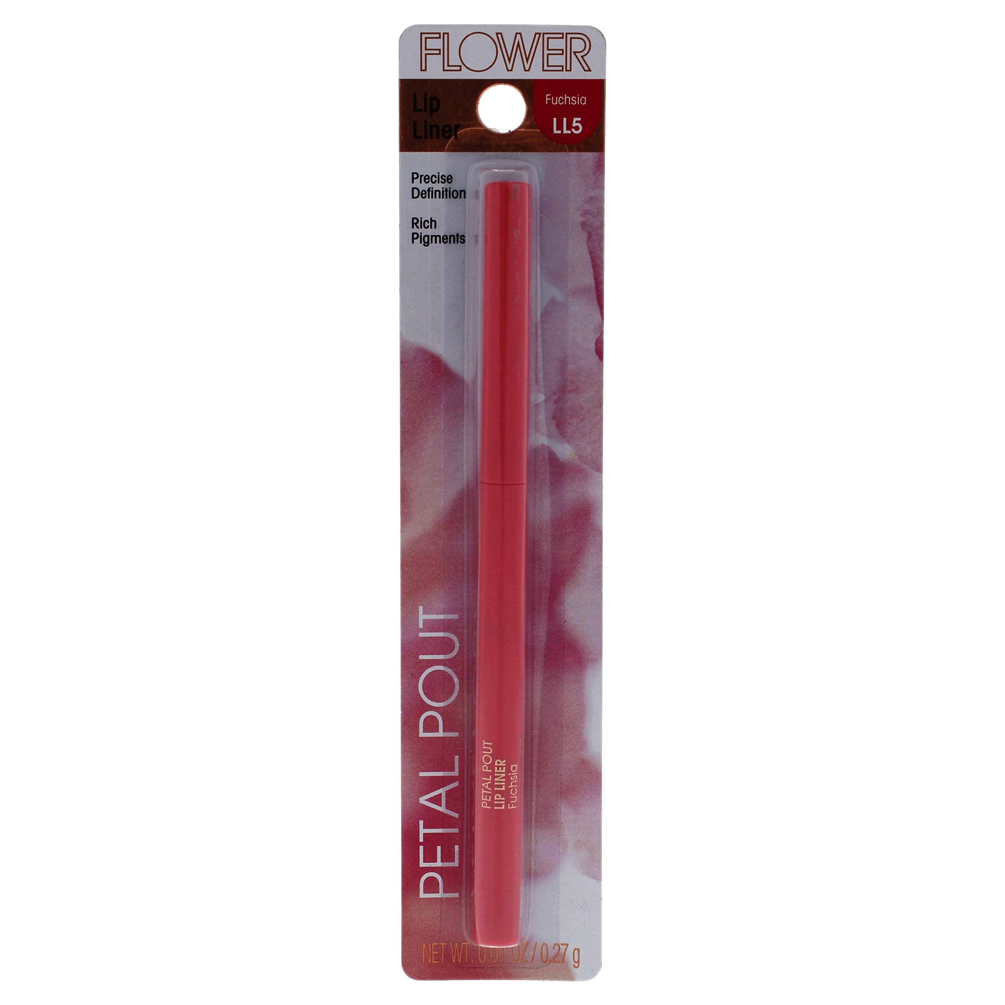 Flower Beauty Petal Pout Lip Liner - Smooth & Creamy Lip Liner With Pigment Rich Color, Prevents Feathering Of Lip Color, Comes