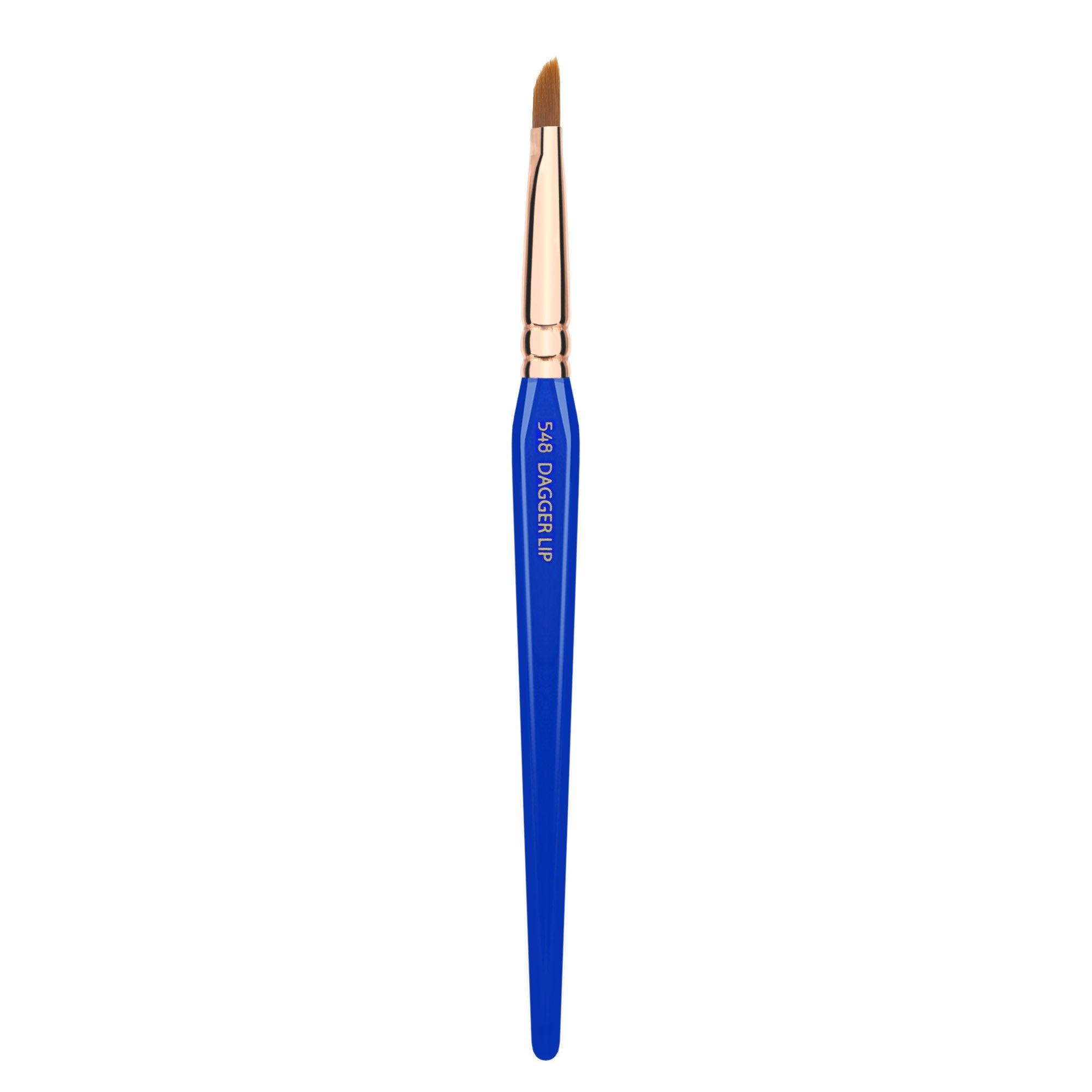 Bdellium Tools Professional Makeup Brush - Golden Triangle 548 Dagger Lip - With All Vegan and Soft Synthetic Fibers, For Precis