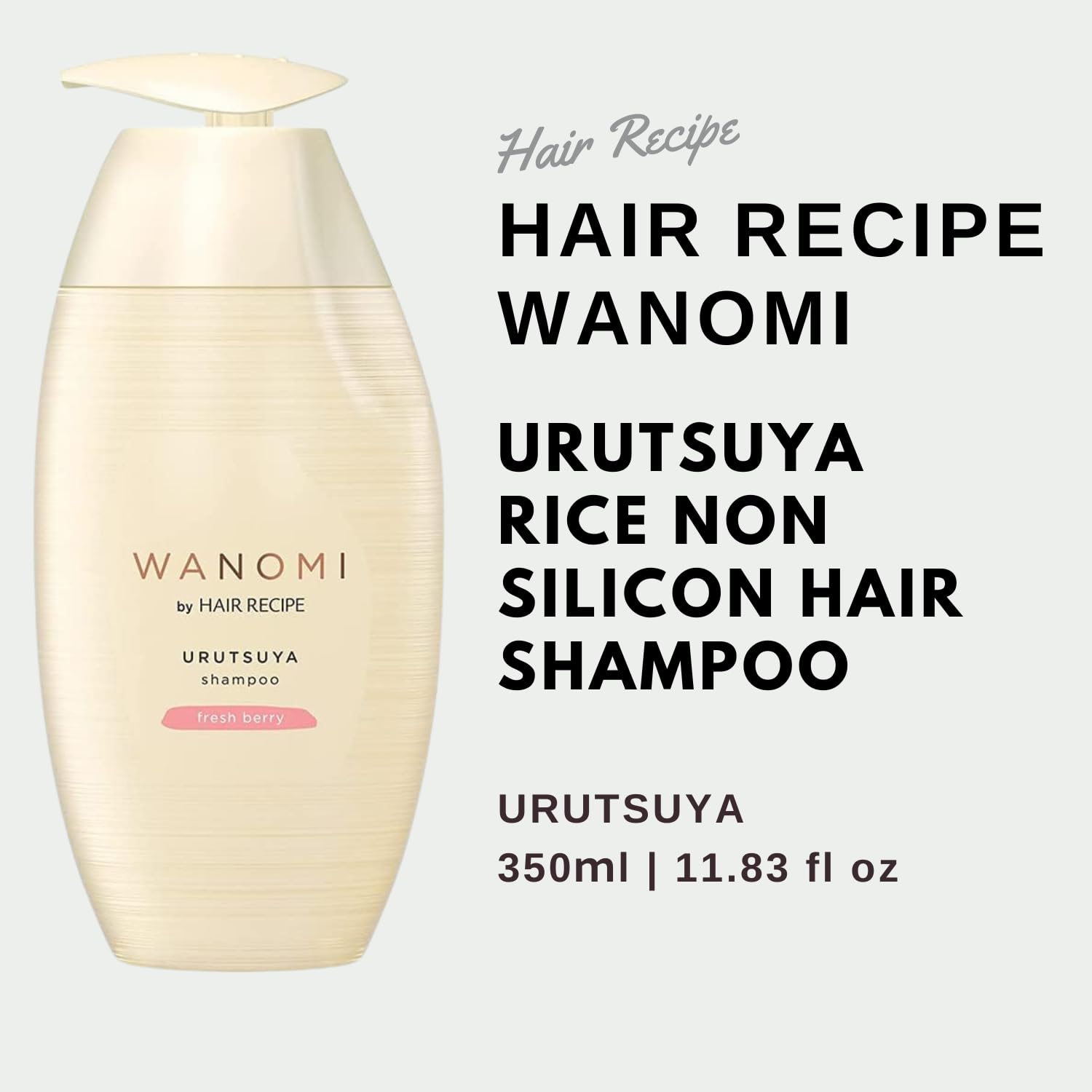 ????? Hair Recipe Wanomi Urutsuya Hair Shampoo Pump - 350Ml
