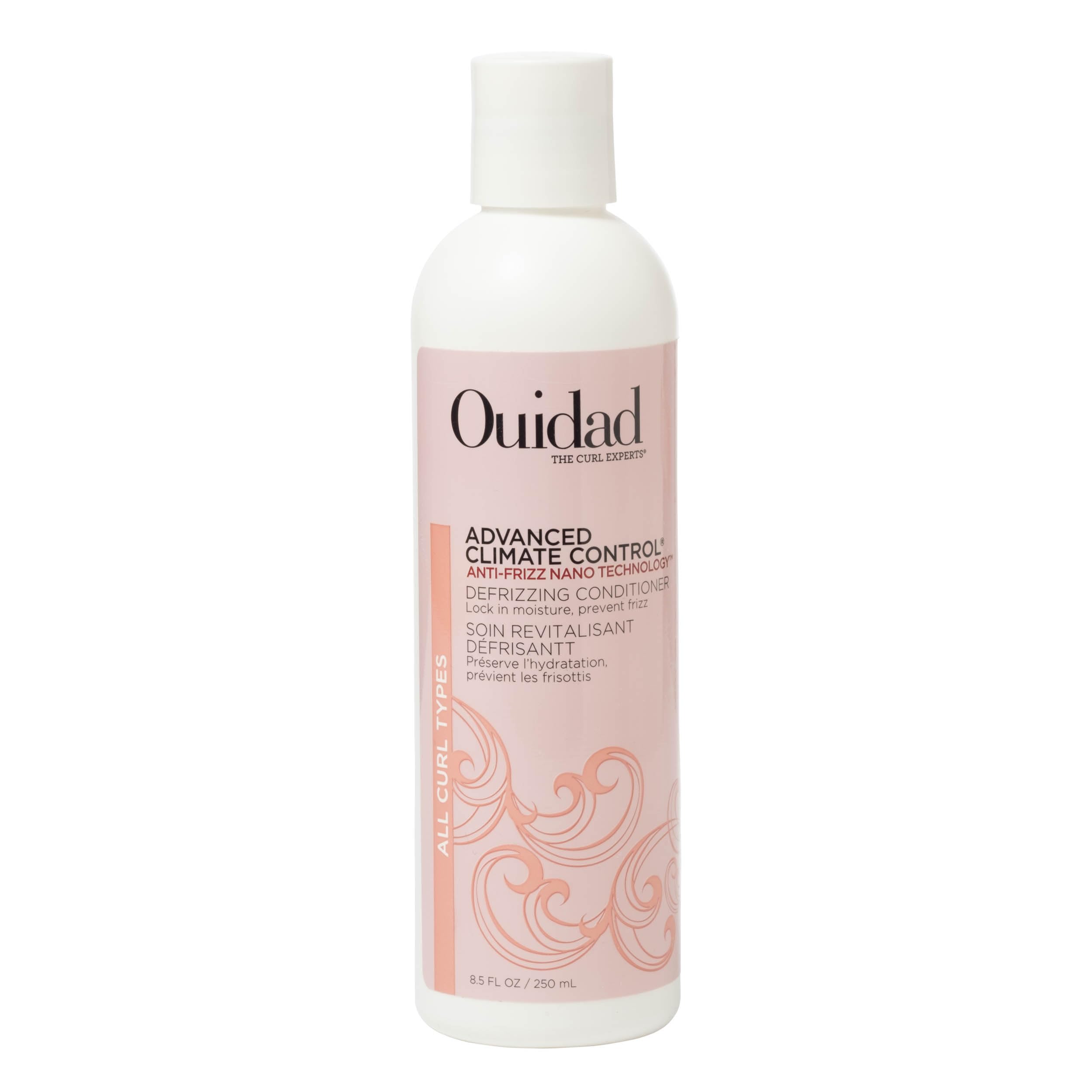 Ouidad 24/7 Frizz Fighting Trio, 8.5 fl oz Each, Advanced Climate Control Shampoo, Conditioner & Gel for Curly Hair, Anti Frizz,