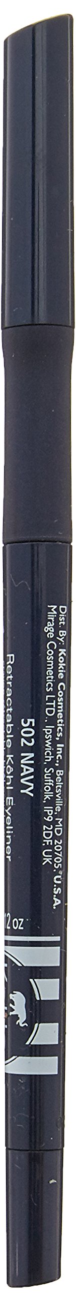 Kokie Cosmetics Retractable Kohl Eyeliner, Navy, 0.012 Ounce