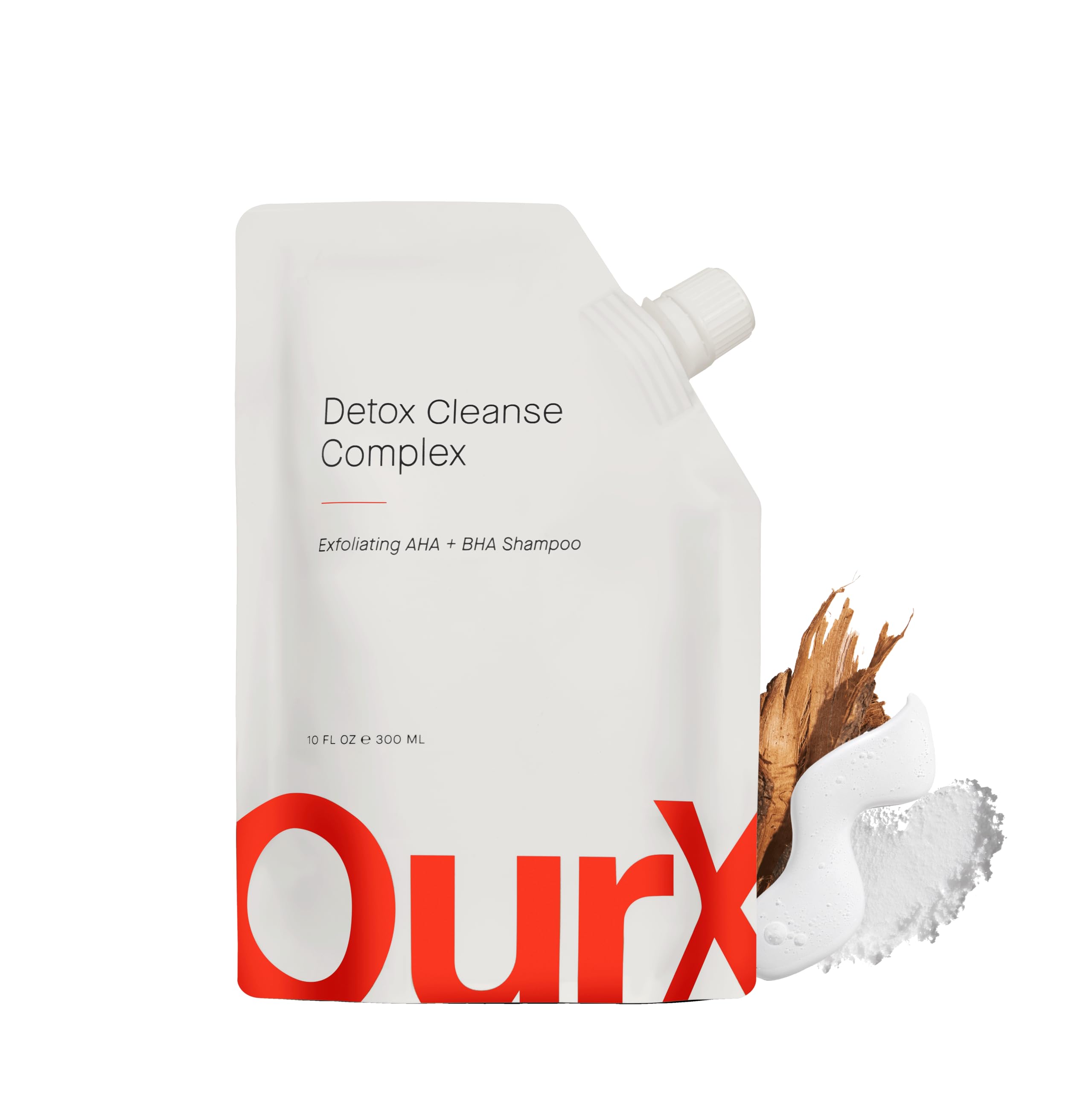 Clarifying Detox Shampoo - Removes Dirt, Oil, and Buildup - Glycolic & Salicylic Acid Treatment for Textured, Curly, 4C, Silicon