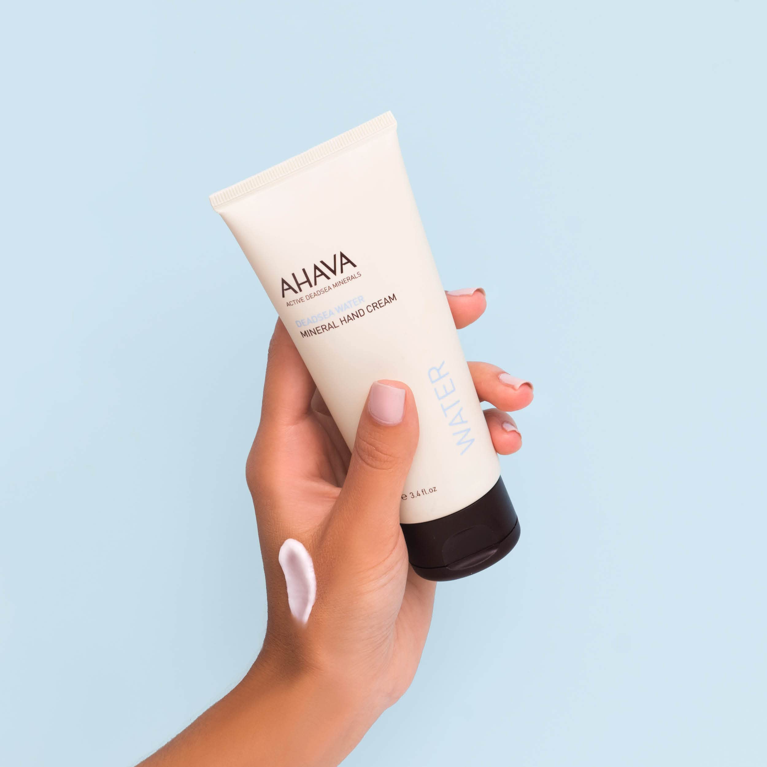 Ahava Dead Sea Water Mineral Hand Cream - Hand Moisturizer For Dry Cracked Hands, Light & Fast Absorbing, Enriched With Exclusiv