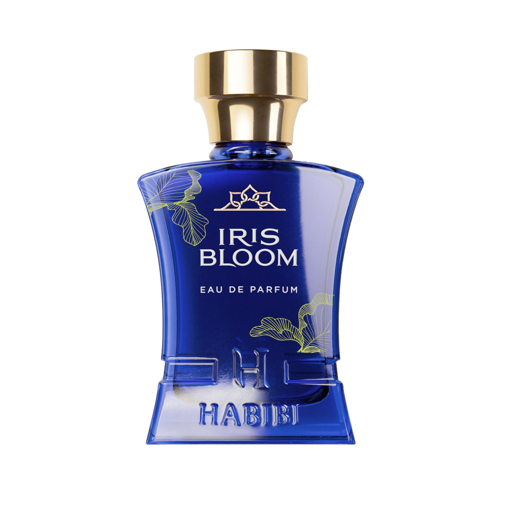 H HABIBI Iris Bloom Long-Lasting Arabian Perfumes for Women, Eau de Parfum for Women (2.5 Oz) Unique Fragrance With Rare Exotic 