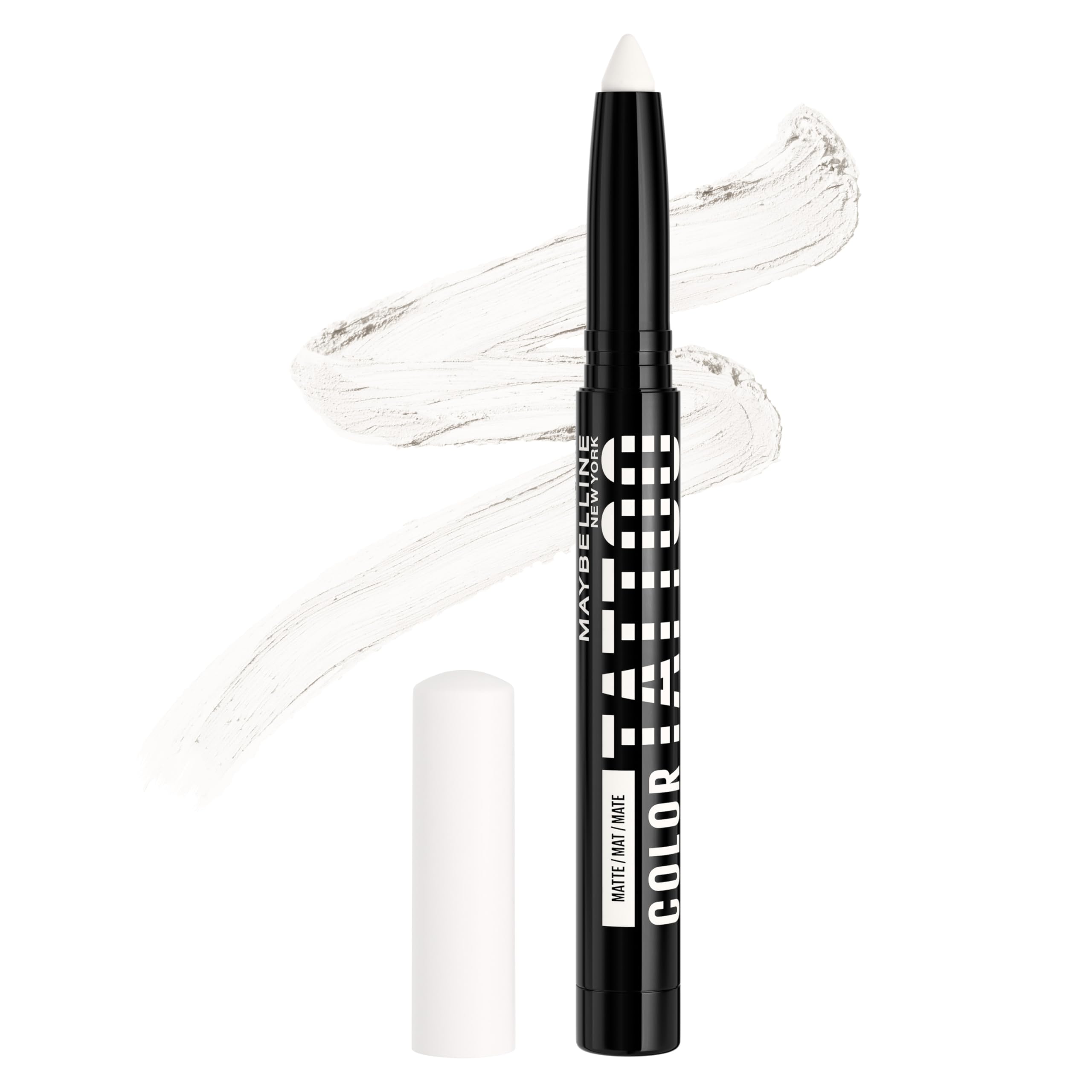 MAYBELLINE Color Tattoo Longwear Multi-Use Eye Shadow Stix, All-In-One Eye Makeup for Up to 24HR Wear, I am Unmatched (Matte Whi