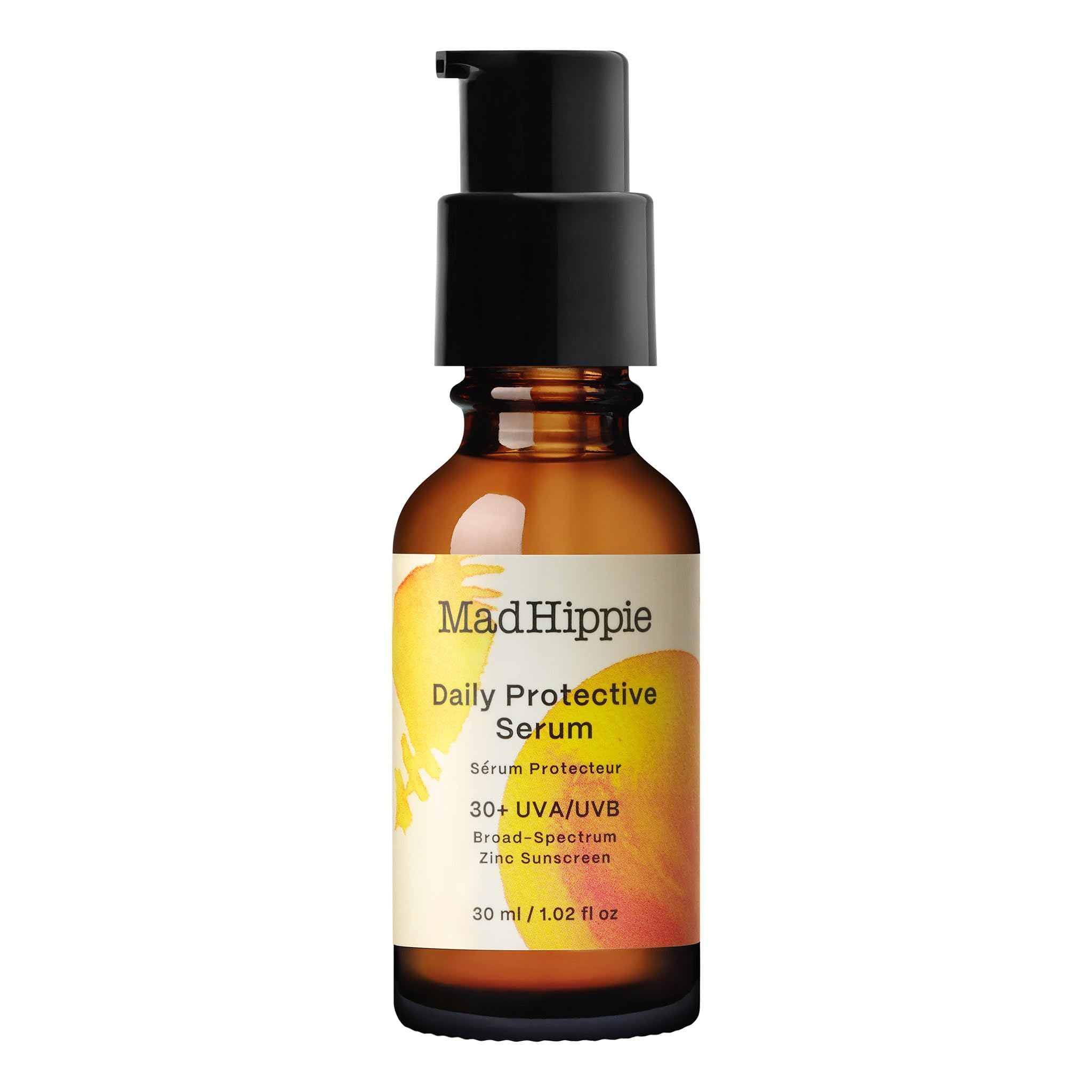 Mad Hippie Daily Protective Serum, 30 Spf Moisturizer & Mineral Sunscreen For Face, Zinc Oxide Mineral Face Sunscreen, Sun Skin