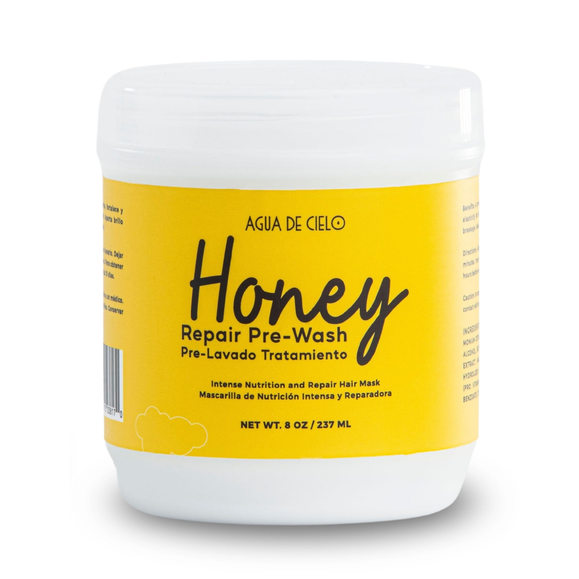 Agua de Cielo Honey Repair PreShampoo Hair Mask, 8 Oz
