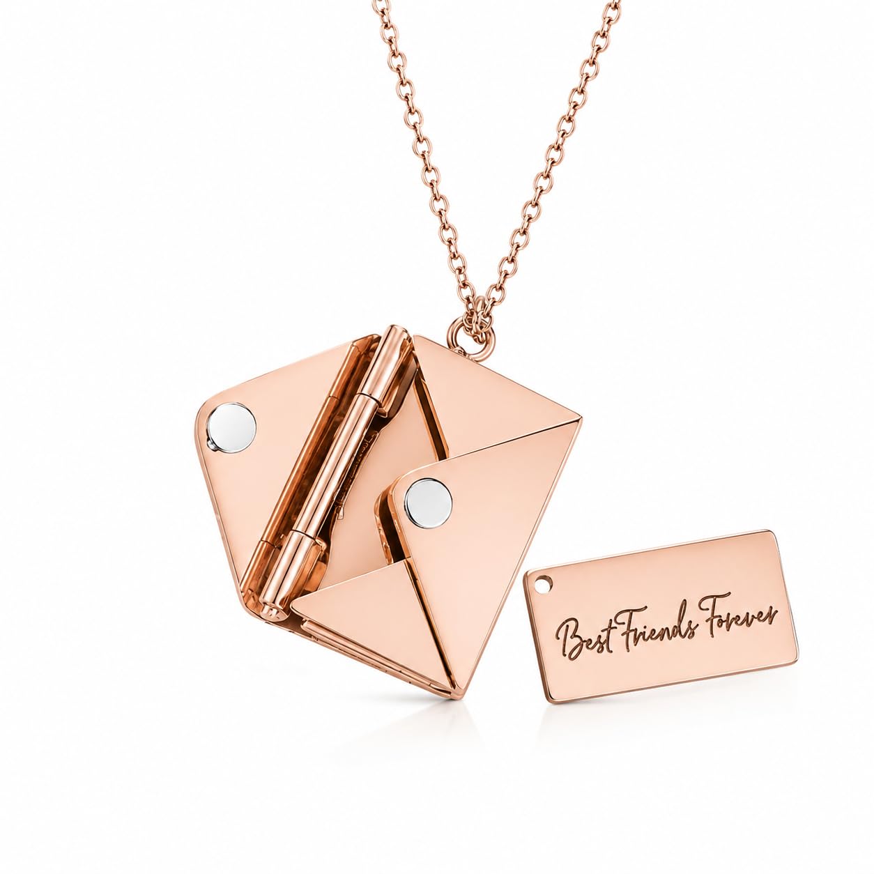 Teak Wood Personalized Gold Name Necklace Customised For Girls  Hidden Secret Message Pouch Locket  Valentine Gift For Girlfri