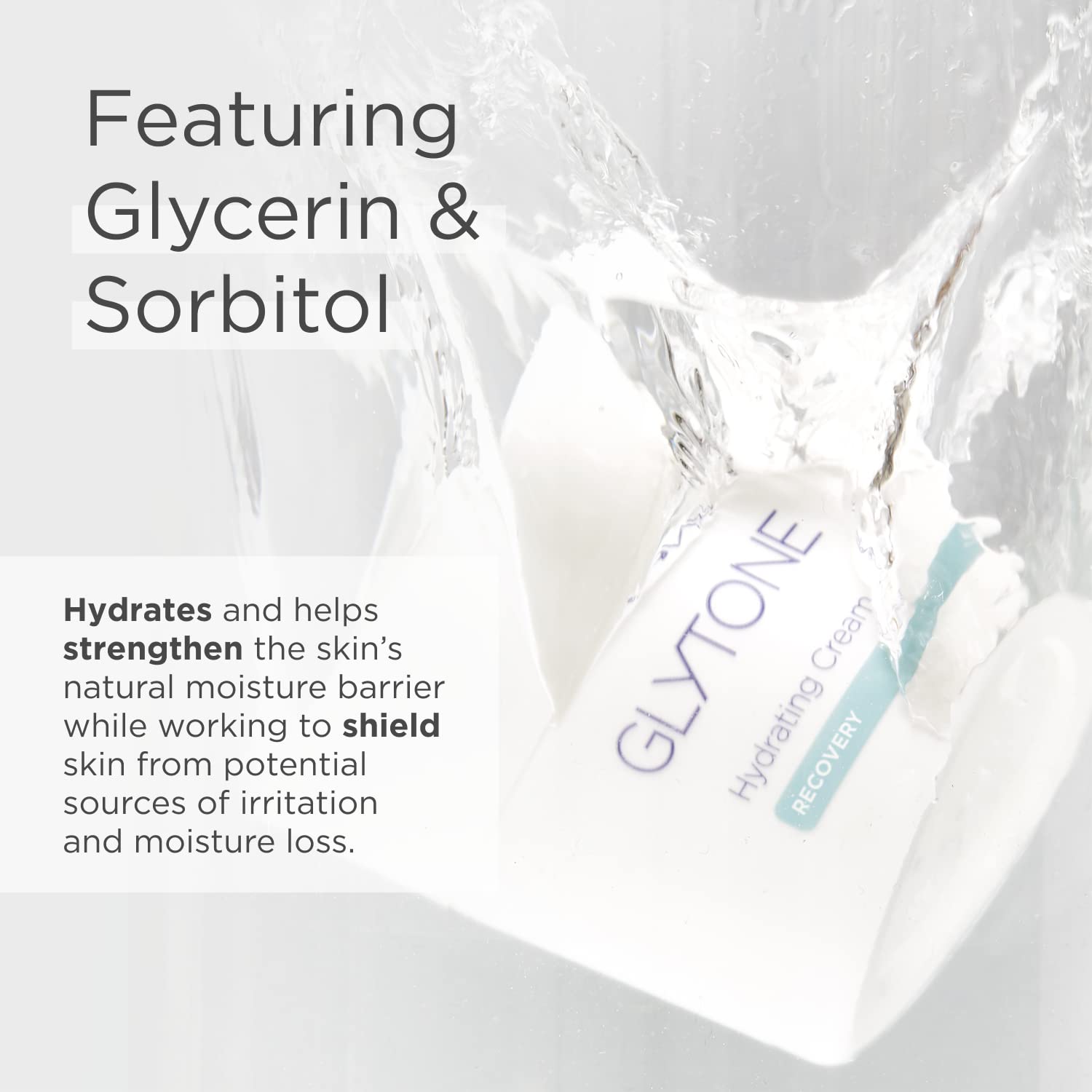 Glytone Hydrating Cream - With Glycerin & Sorbitol - Rich Non-Greasy Face Moisturizer - Fragrance-Free & Non-Comedogenic - 1.7 f
