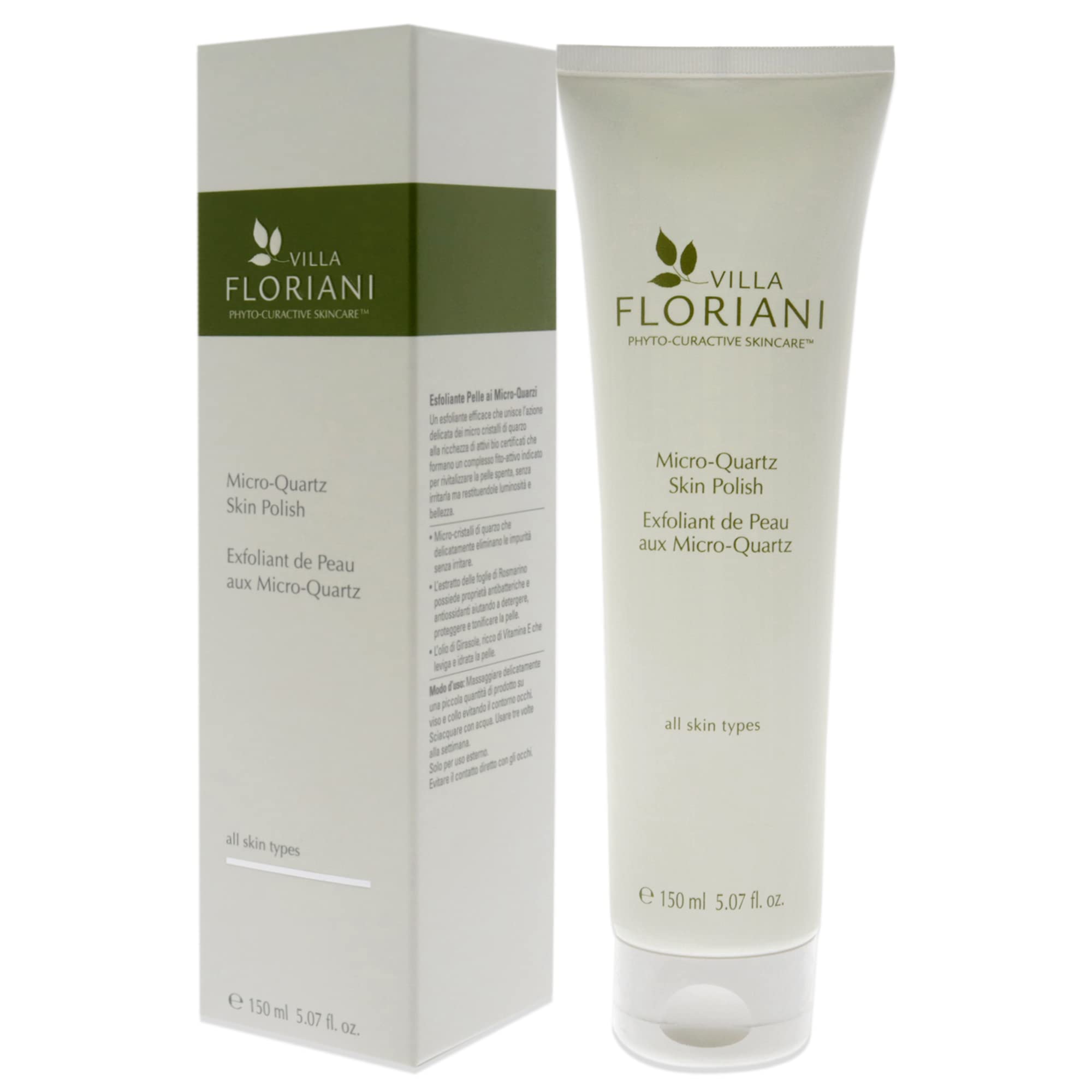 Villa Floriani Micro Quartz Skin Polish Women Scrub 5.07 Oz, (I0106607)