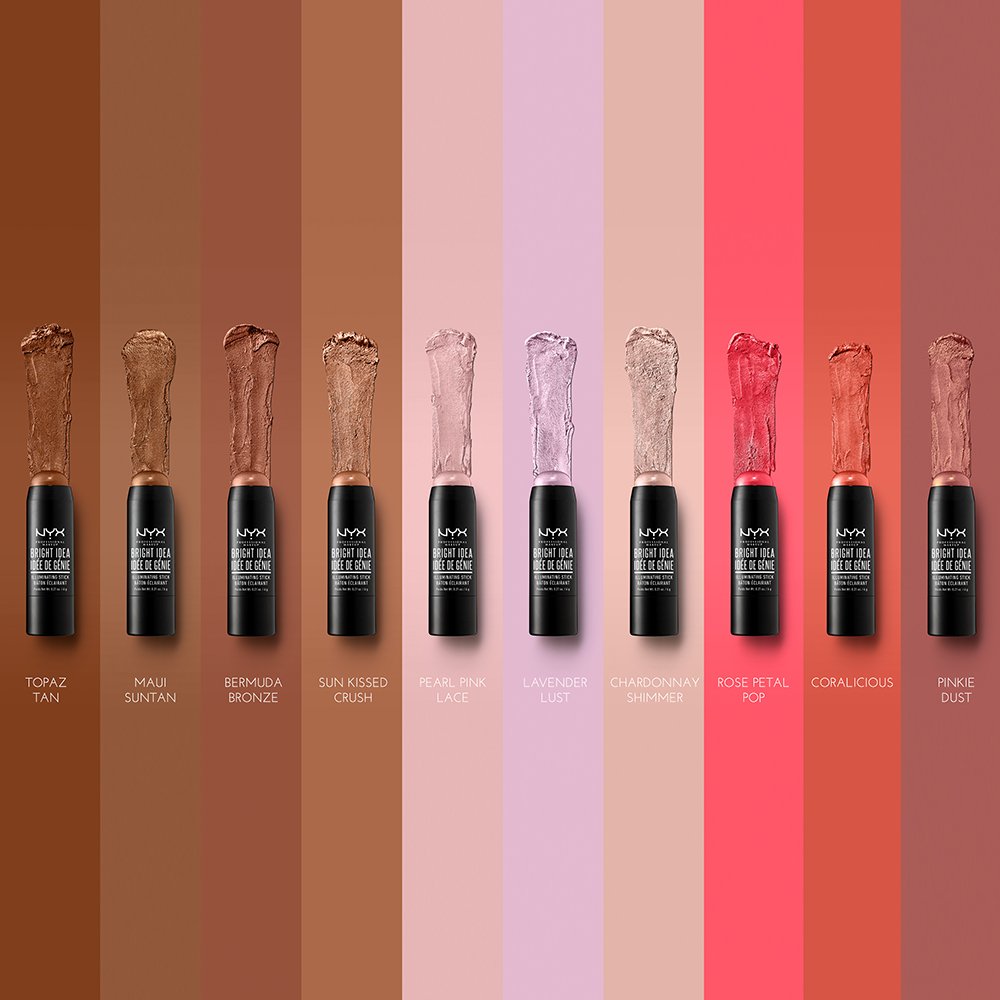 NYX Professional Makeup Bright Idea Stick, Bermuda Bronze, 0.21 Ounce