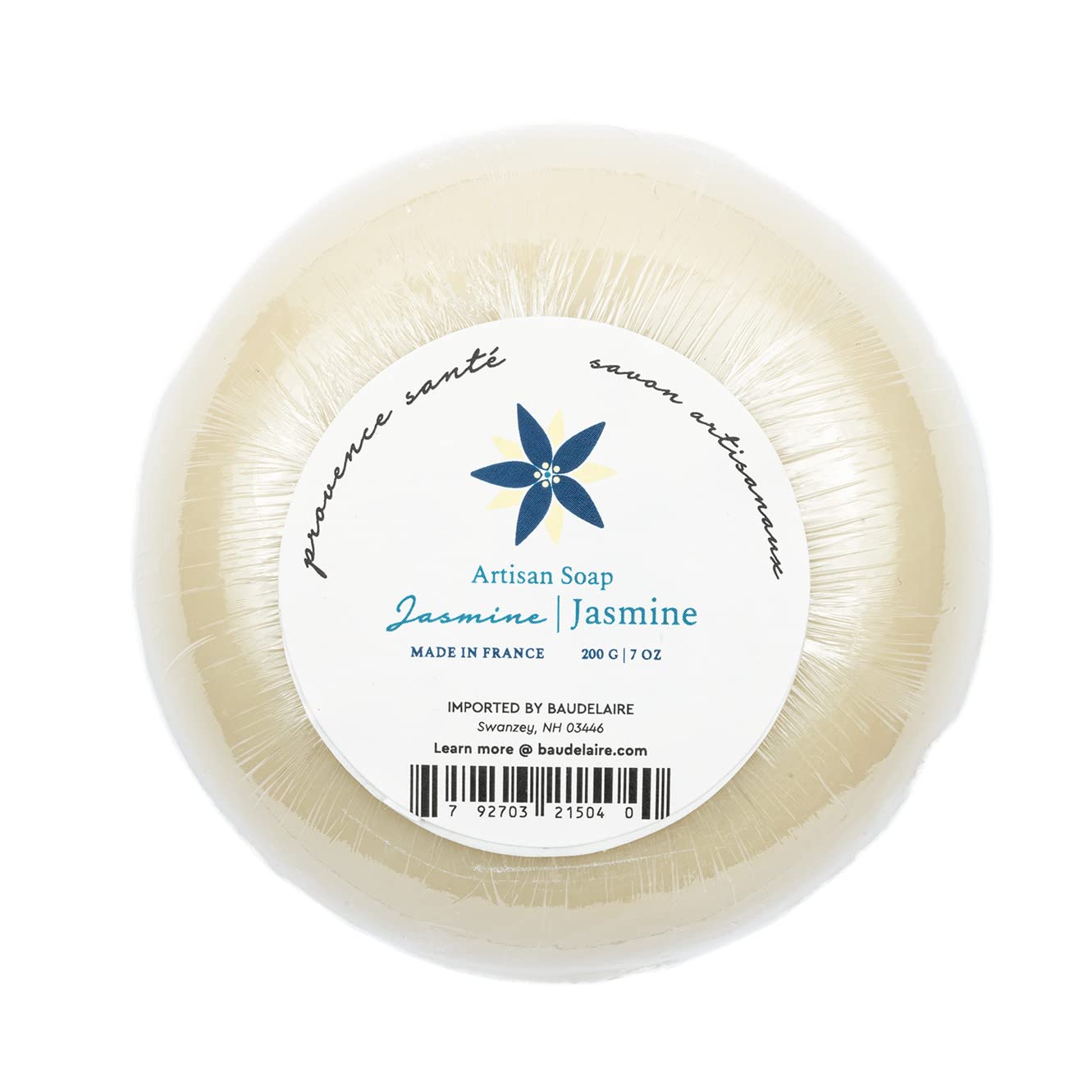 Provence Sante Jasmine Bath Soap 7 Oz (Jasmine, 7 Oz)