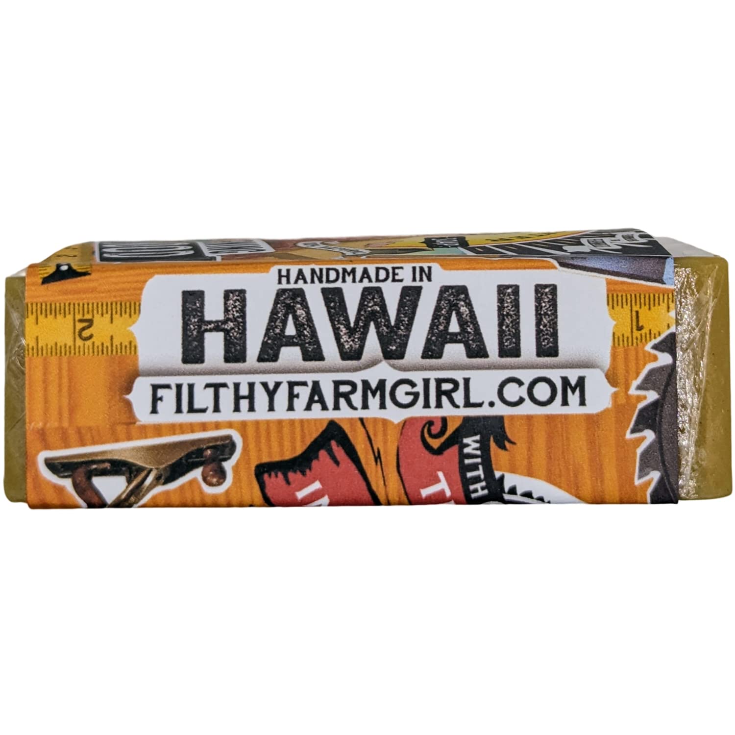 Novelty Handmade Gift Soap Bar Filthy Carpenter Soap by Filthy Farmgirl (Morning Wood)