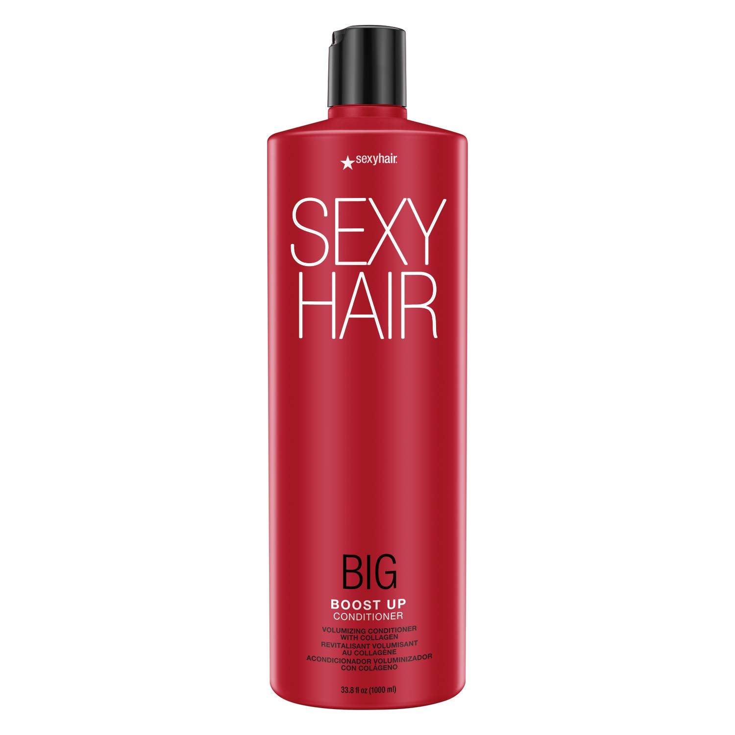 Sexyhair Big Boost Up Volumizing Conditioner With Collagen, 338 Oz  20% More Volume  Sls And Sles Sulfate Free  All Hair Types