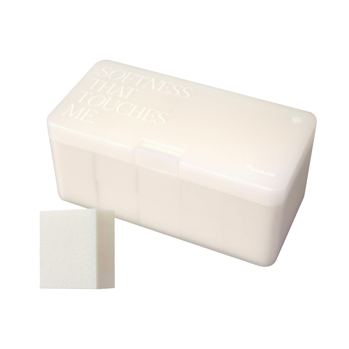 Piccasso Makeup Sponges For Foundation 20P - Latex Square Sponges For Face Makeup, Long-Lasting Sponges With Coating Surface, Id