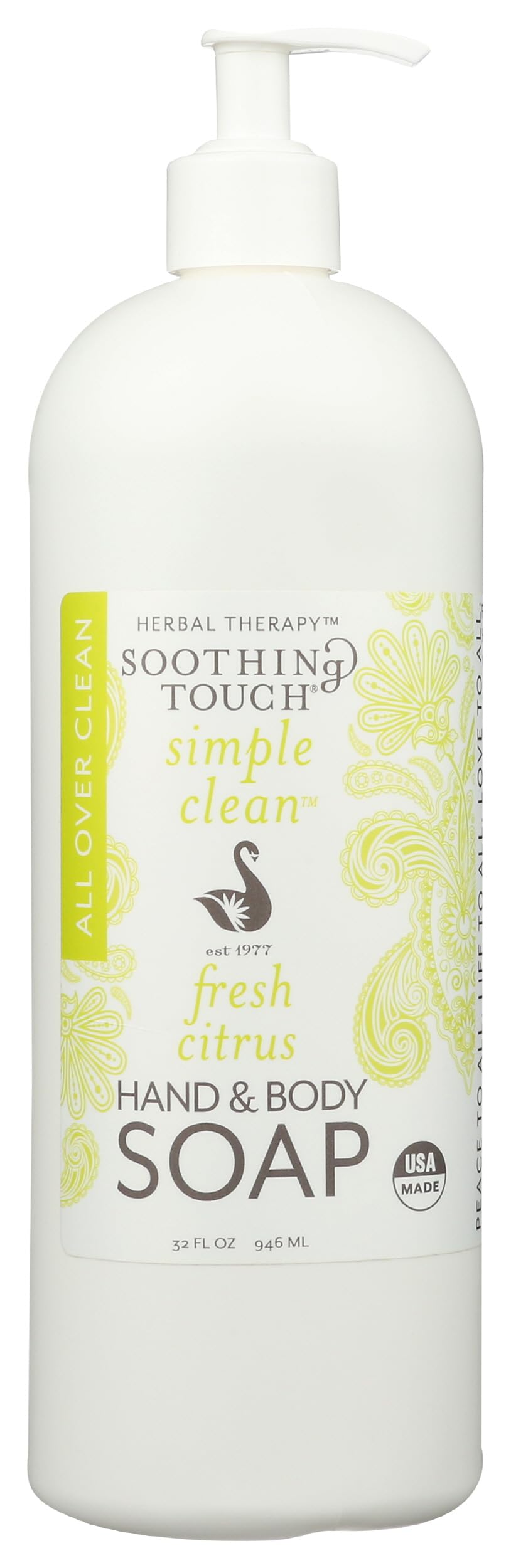 Soothing Touch Fresh Citrus Hand and Body Soap, 32 oz