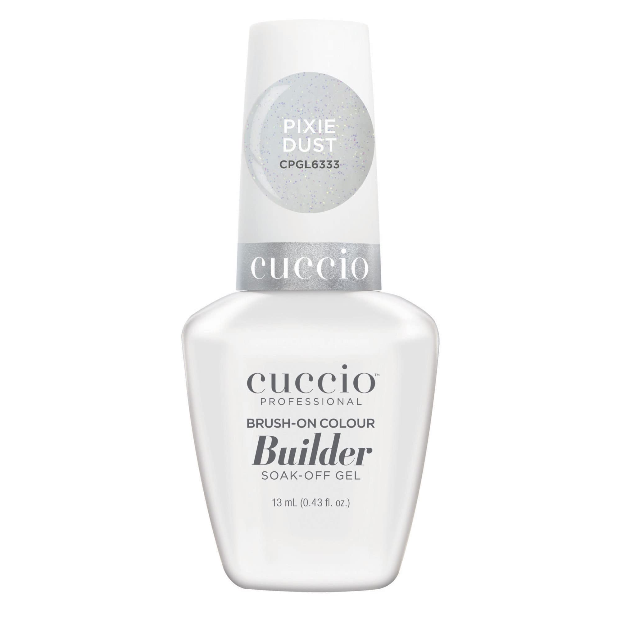 Brush-On Colour Builder Soak Off Gel - Pixie Dust By Cuccio Pro For Women - 0.43 Oz Nail Polish