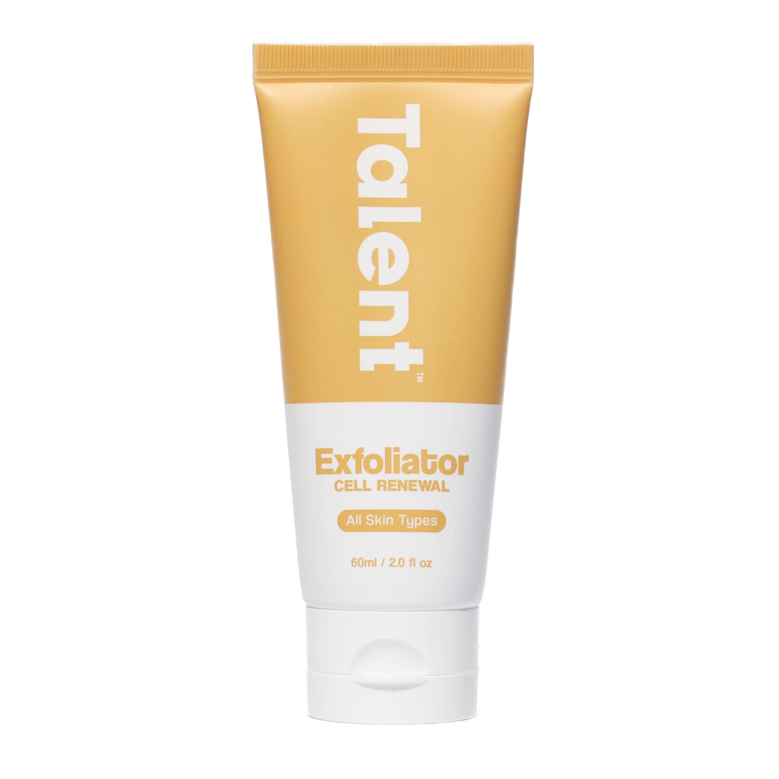 Talent Mens Cell Renewal Exfoliator  Korean Skincare, EWG Verified, FragranceFree Volcanic Rock Face Scrub, All Skin Types, 2